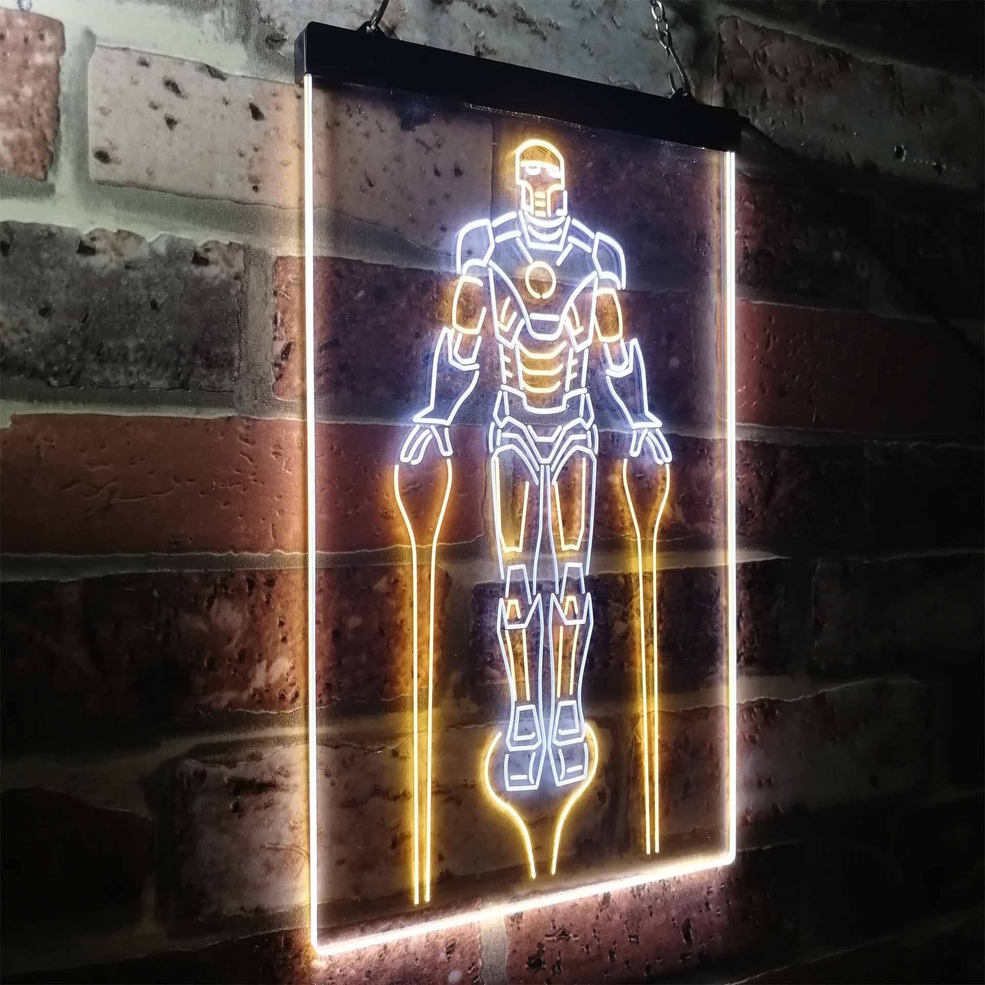 Iron Man Hero Game Room Neon Light LED Sign