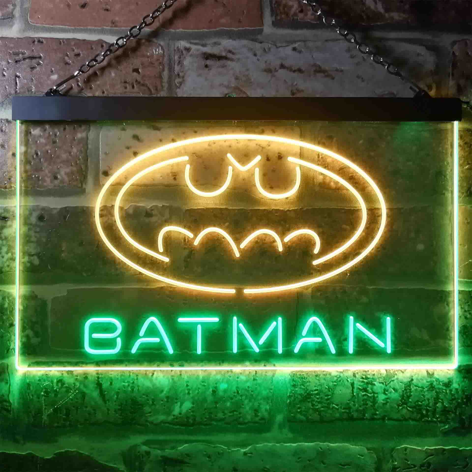 Batman Hero Dual Color LED Neon Sign ProLedSign