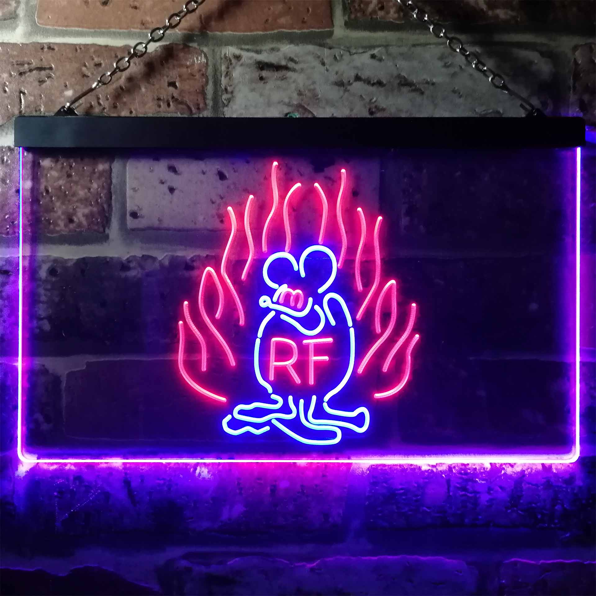 Rat Fink Game Dual Color LED Neon Sign ProLedSign