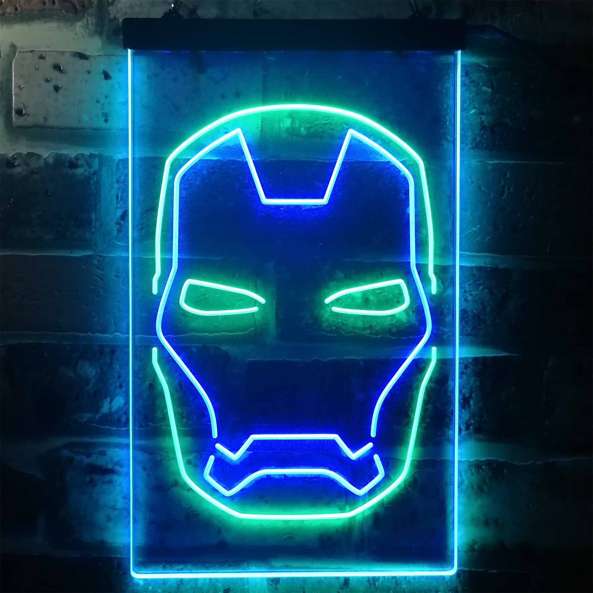 Iron Man Face Game Room Neon Light LED Sign