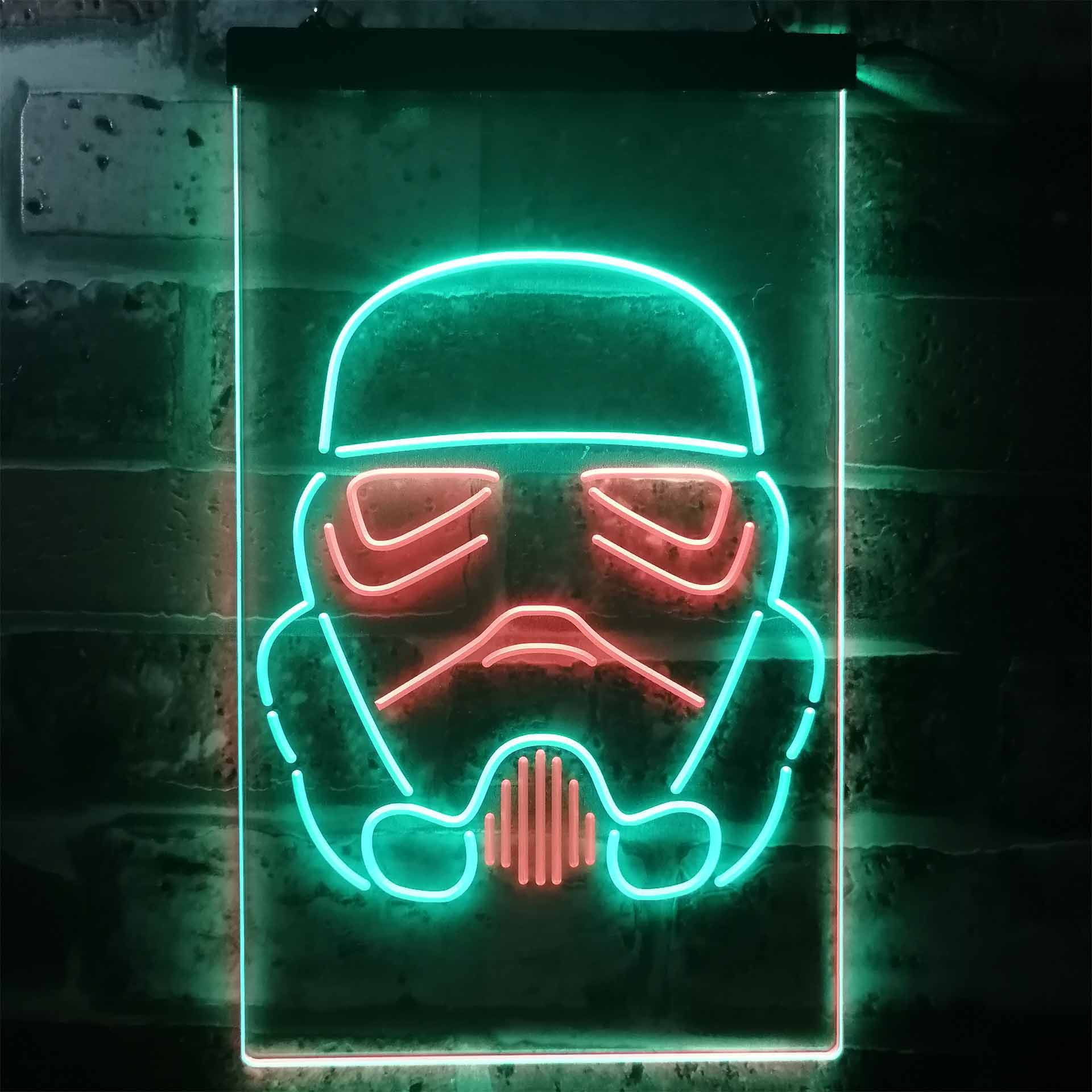 Star Wars Storm Trooper Dual Color LED Neon Sign ProLedSign