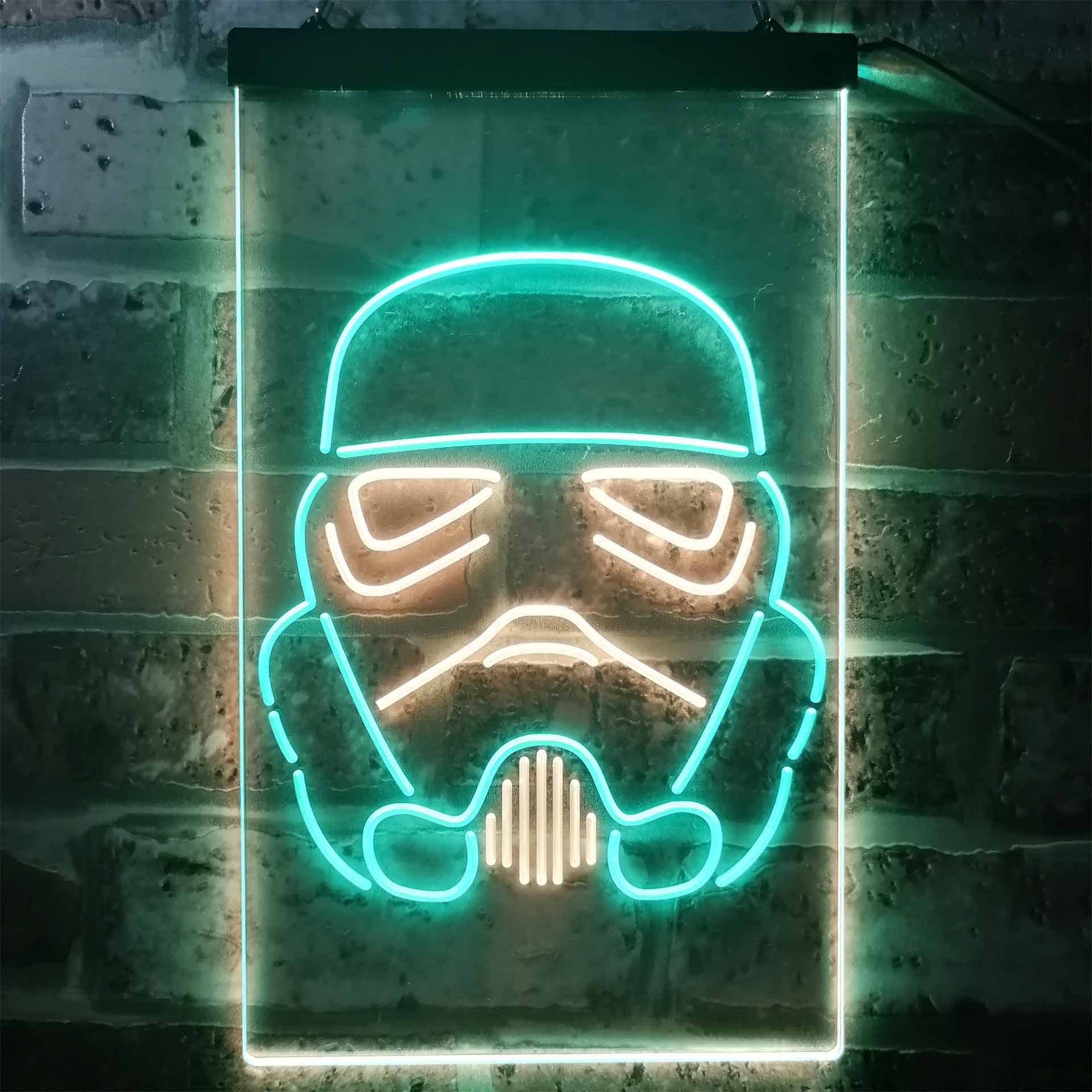 Star Wars Storm Trooper Dual Color LED Neon Sign ProLedSign