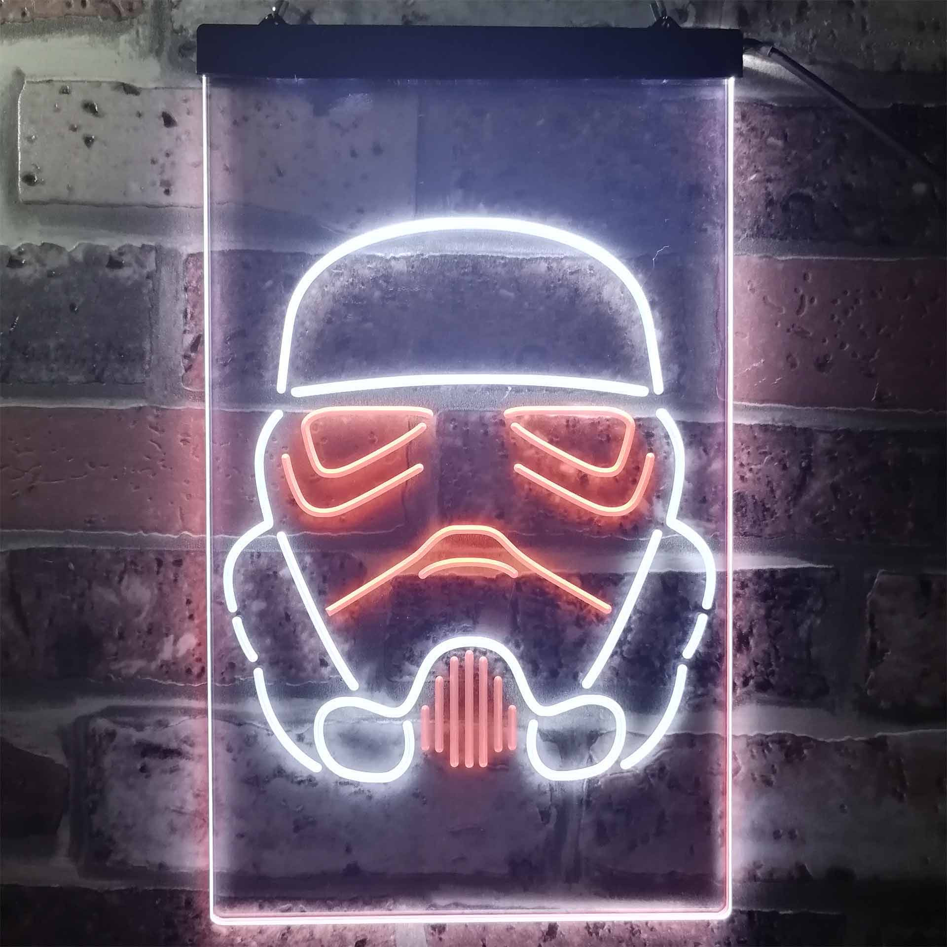 Star Wars Storm Trooper Dual Color LED Neon Sign ProLedSign