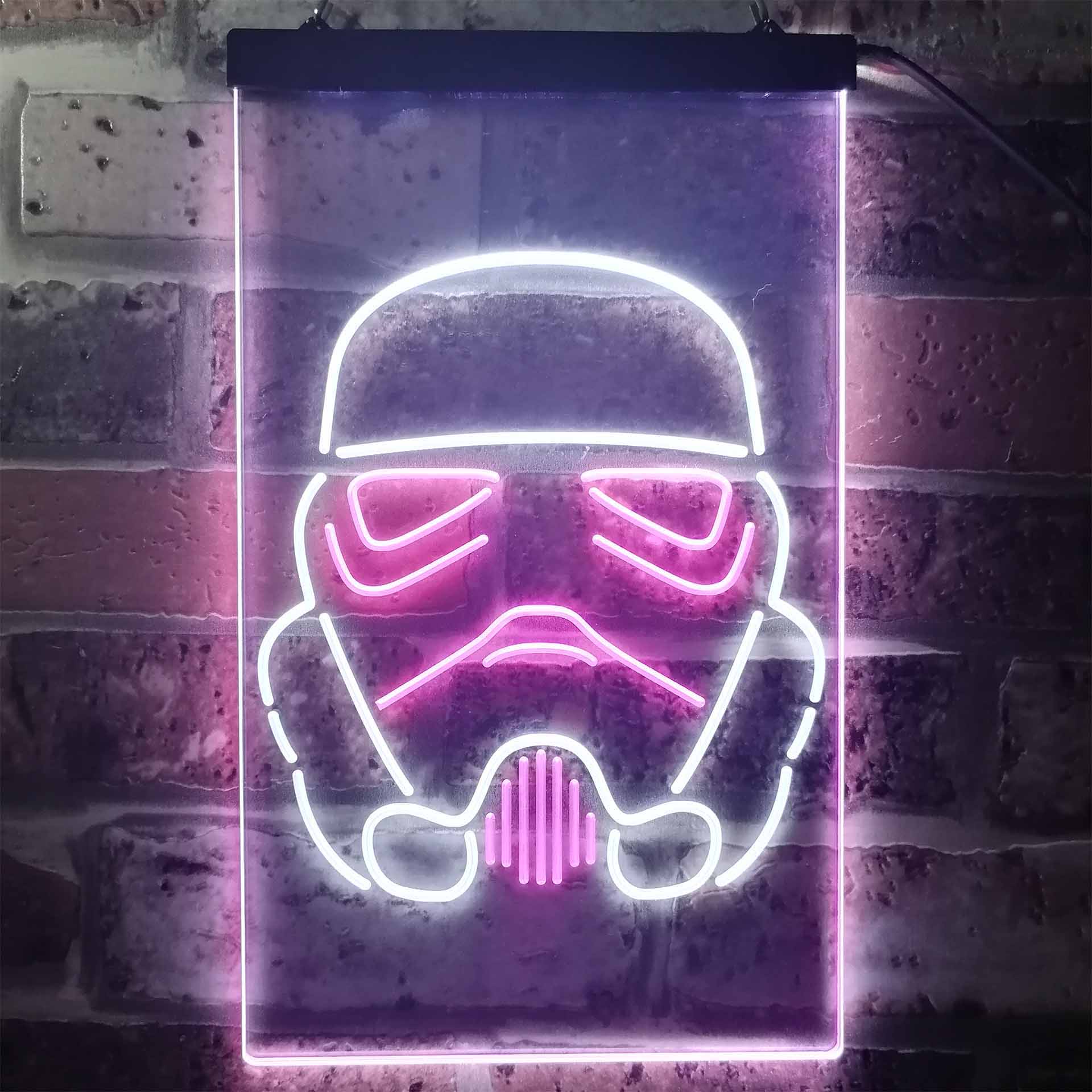 Star Wars Storm Trooper Dual Color LED Neon Sign ProLedSign