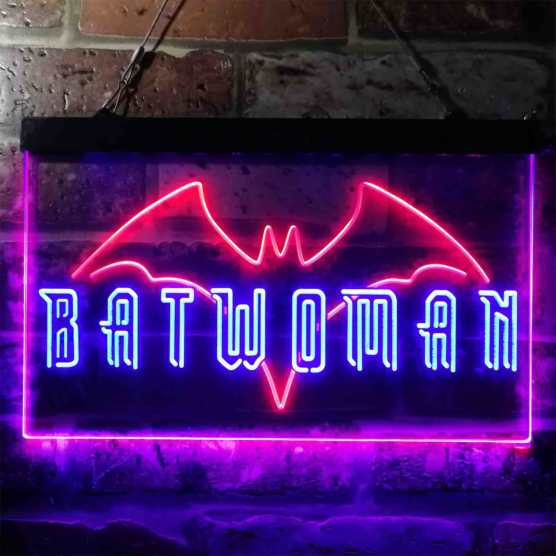 Batwoman Batman DC Neon LED Sign