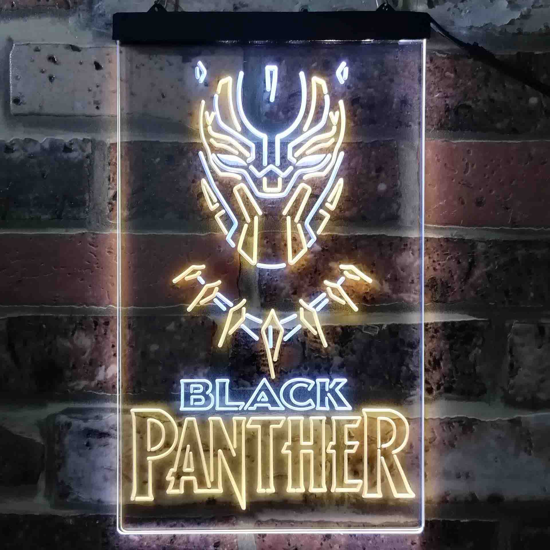 Black Panther Dual Color LED Neon Sign ProLedSign