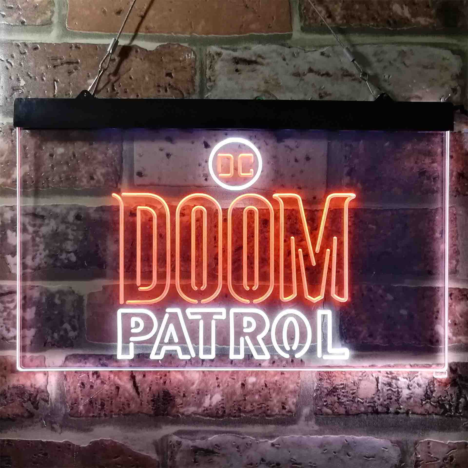 Doom Patrol Neon-Like LED Sign