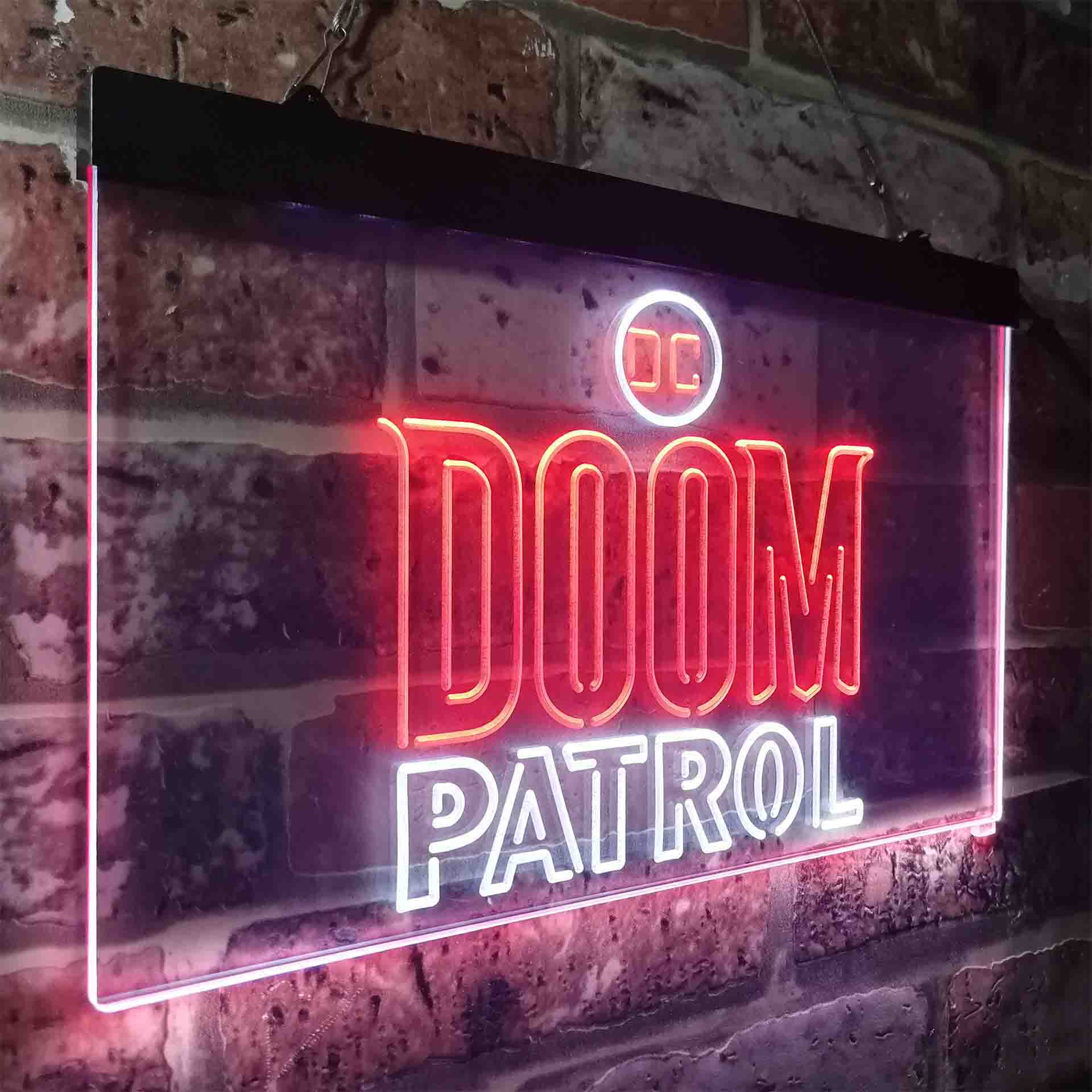 Doom Patrol Neon-Like LED Sign
