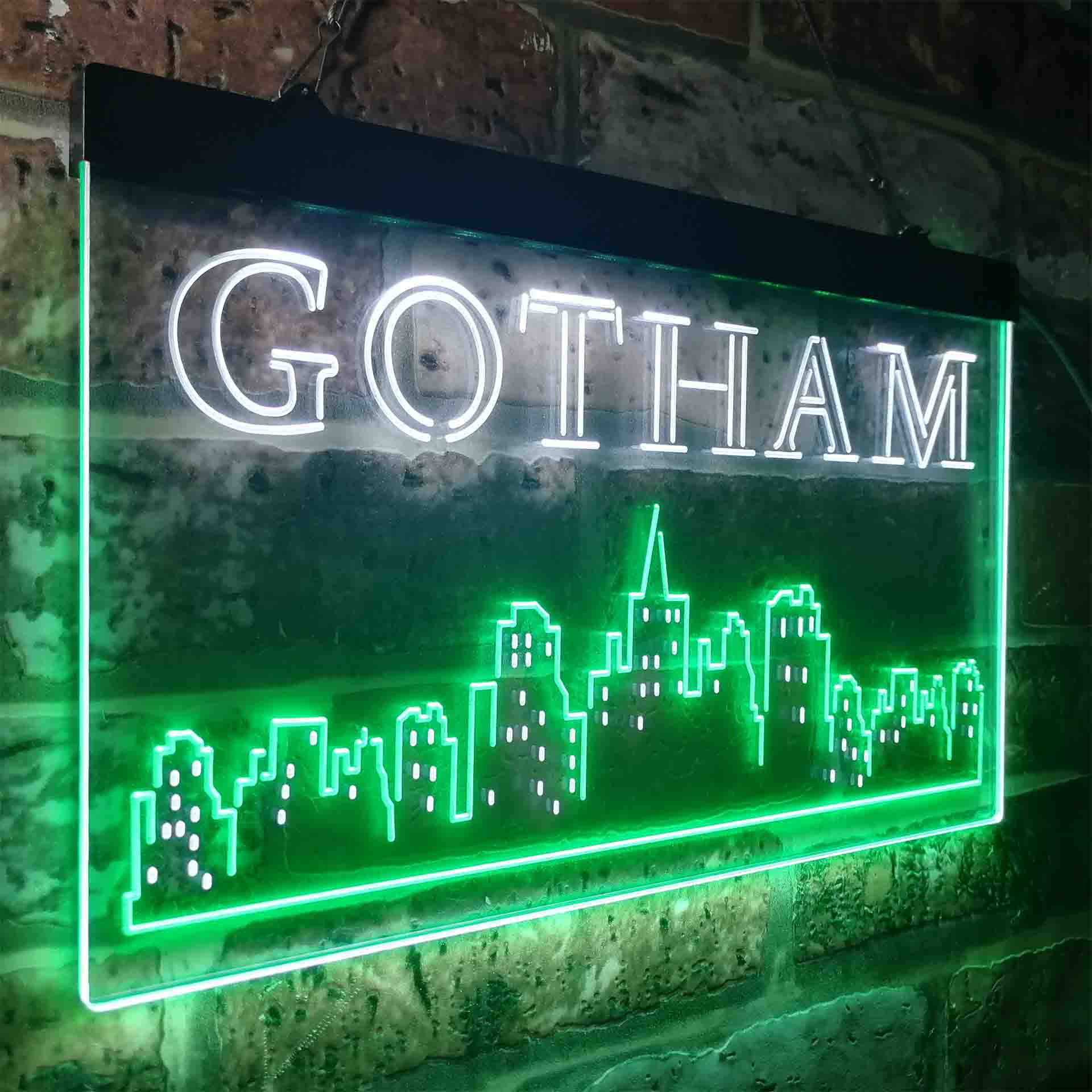 DC Gotham City Game Room Neon Light LED Sign