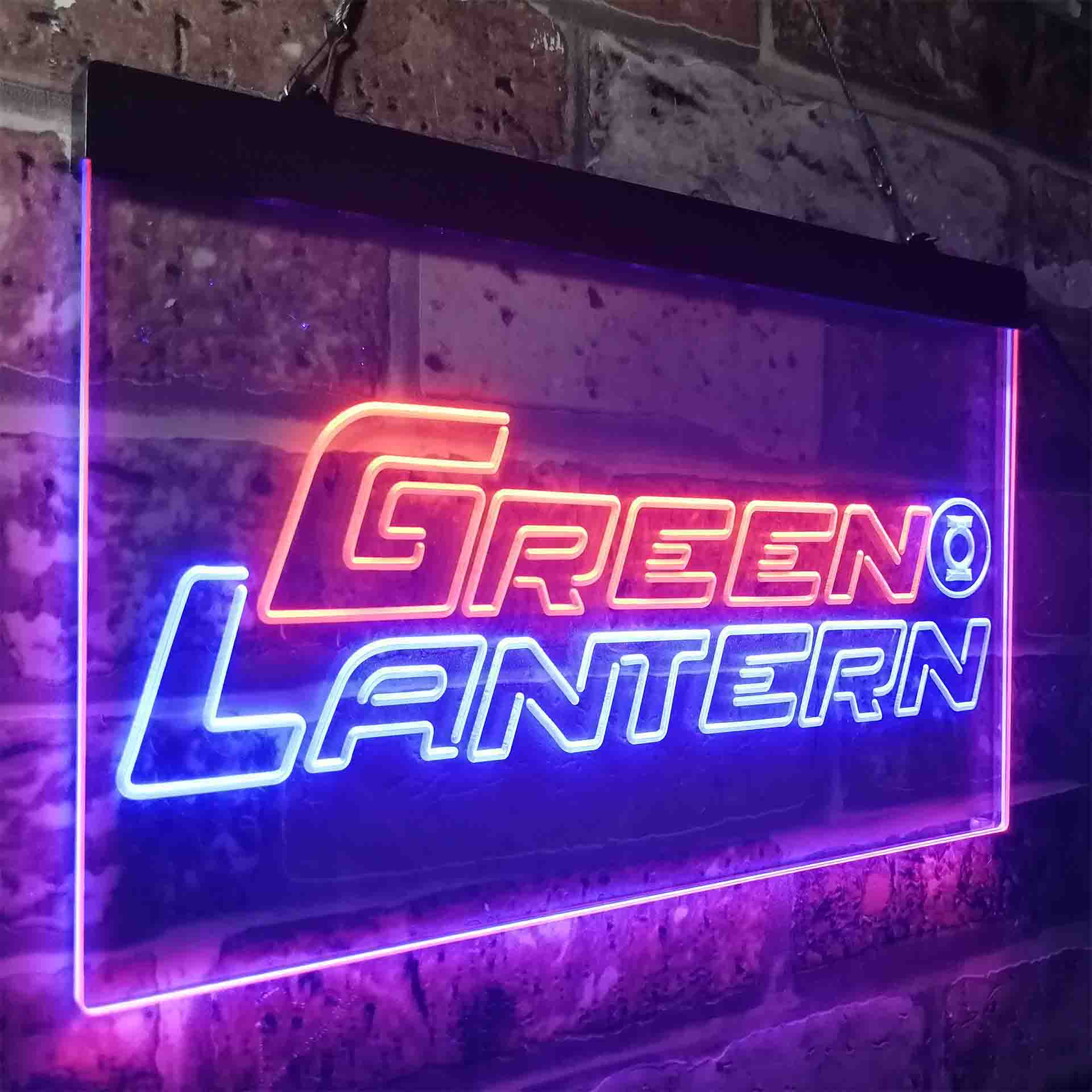 Green Lantern Neon-Like LED Sign