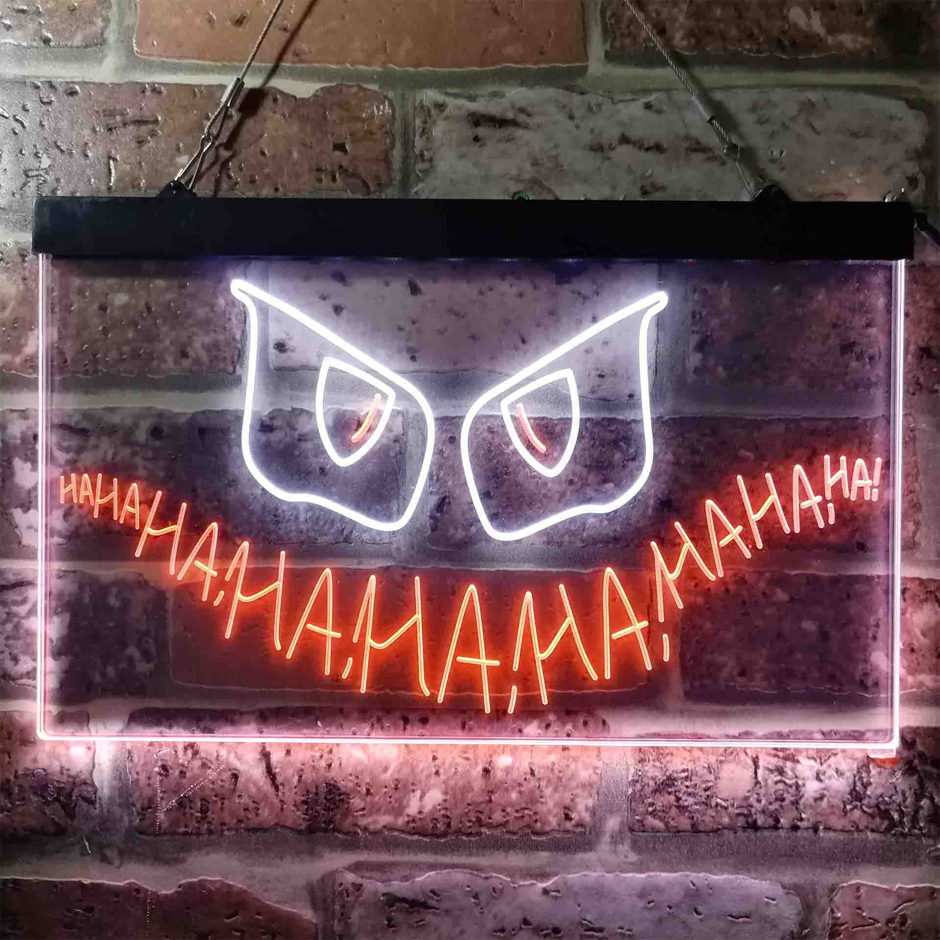 Joker Gotham Jerome Jeremiah Hahaha Graffiti Neon-Like LED Sign