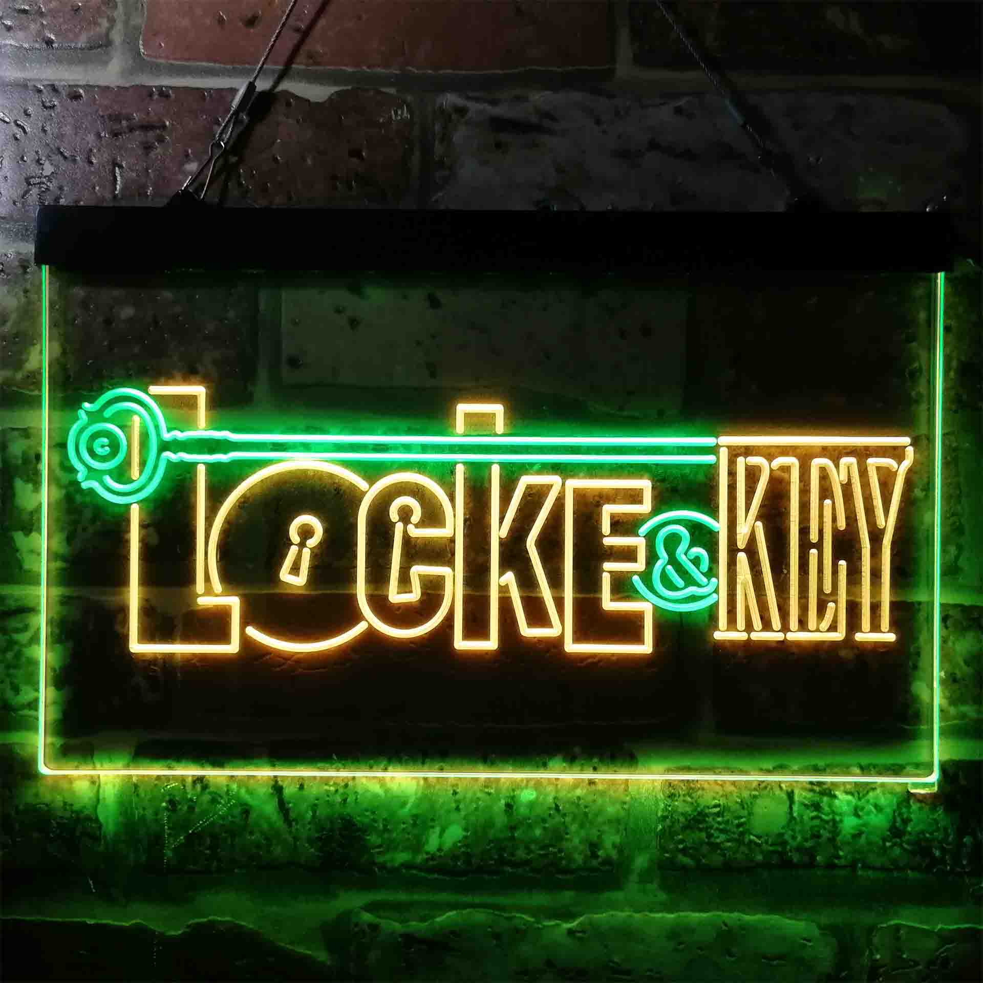 Locke & Key Neon-Like LED Sign