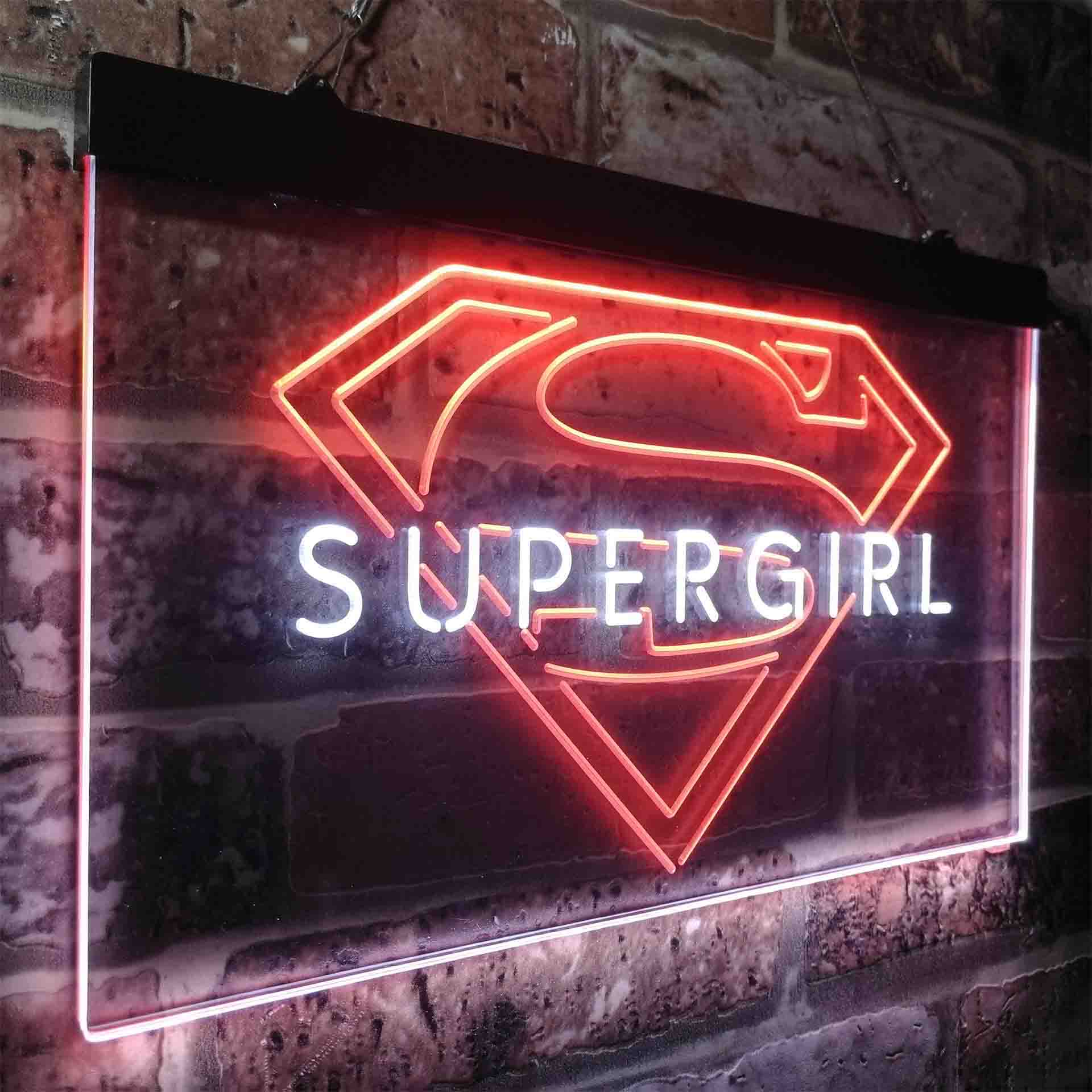 DC Comics Supergirl Neon-Like LED Sign - ProLedSign