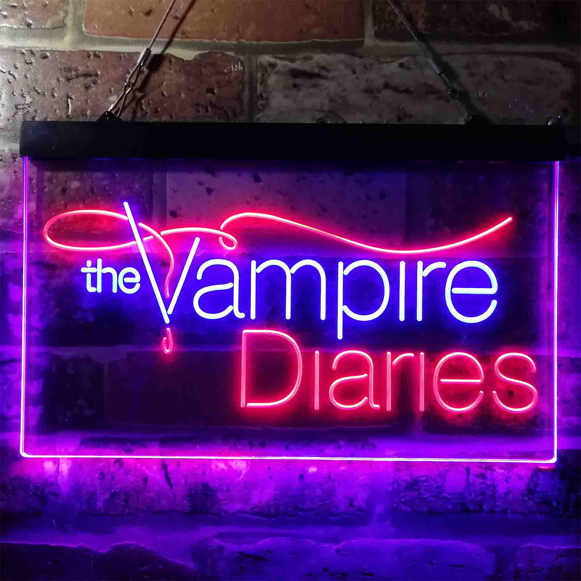The Vampire Diaries Dual Color LED Neon Sign ProLedSign