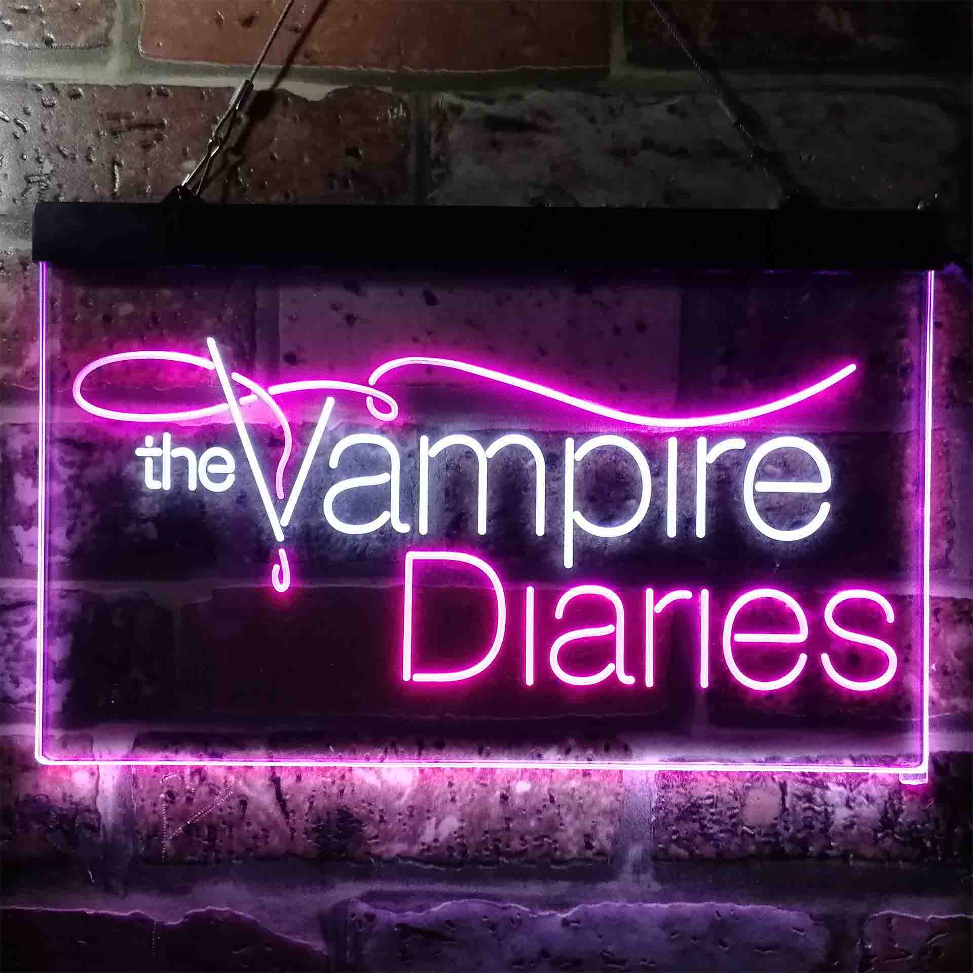 The Vampire Diaries Dual Color LED Neon Sign ProLedSign