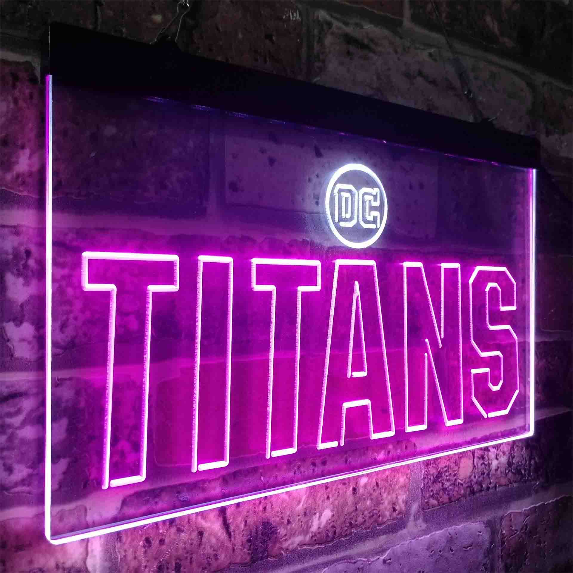 DC Titans Neon-Like LED Sign - ProLedSign