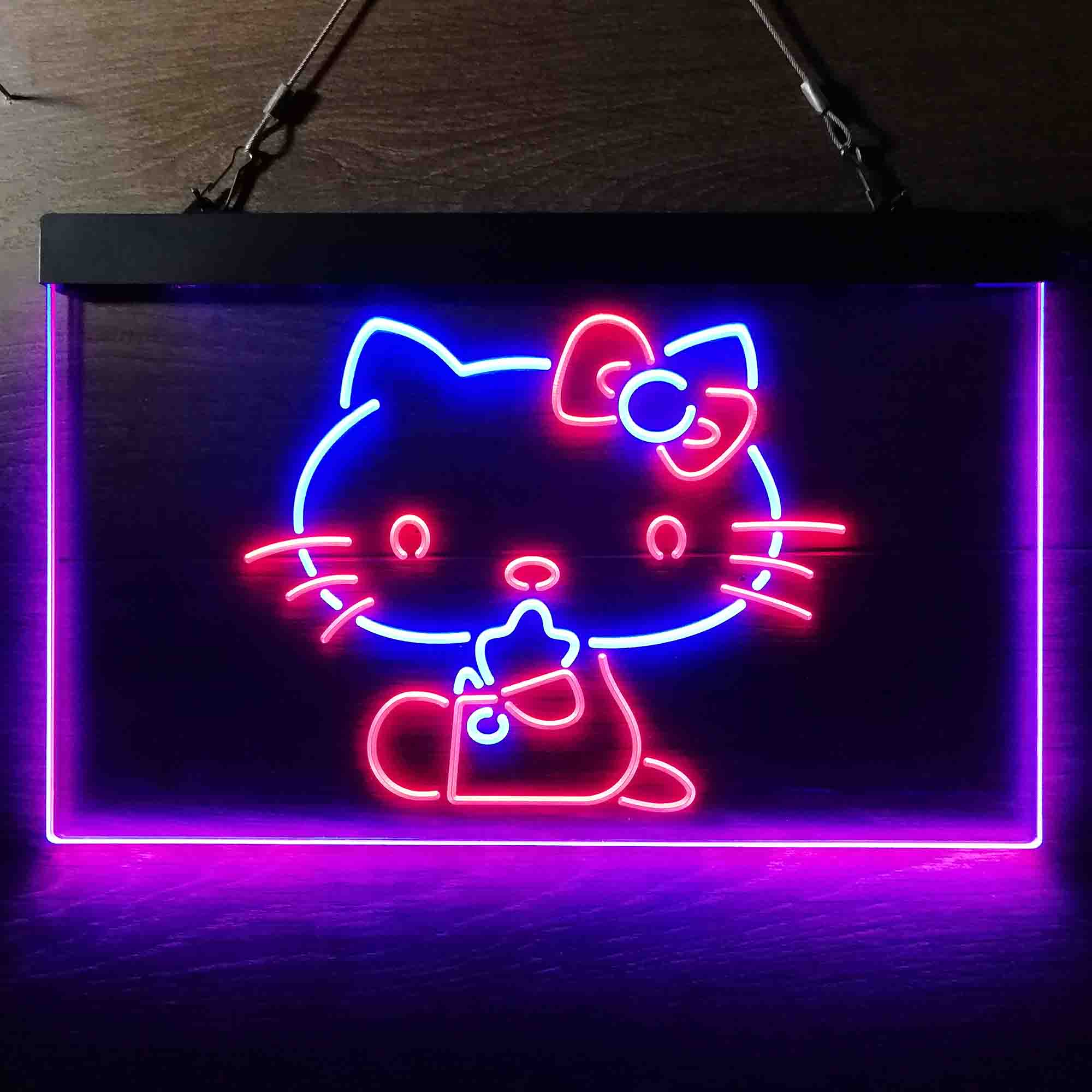 Hello Kitty Dual Color LED Neon Sign ProLedSign