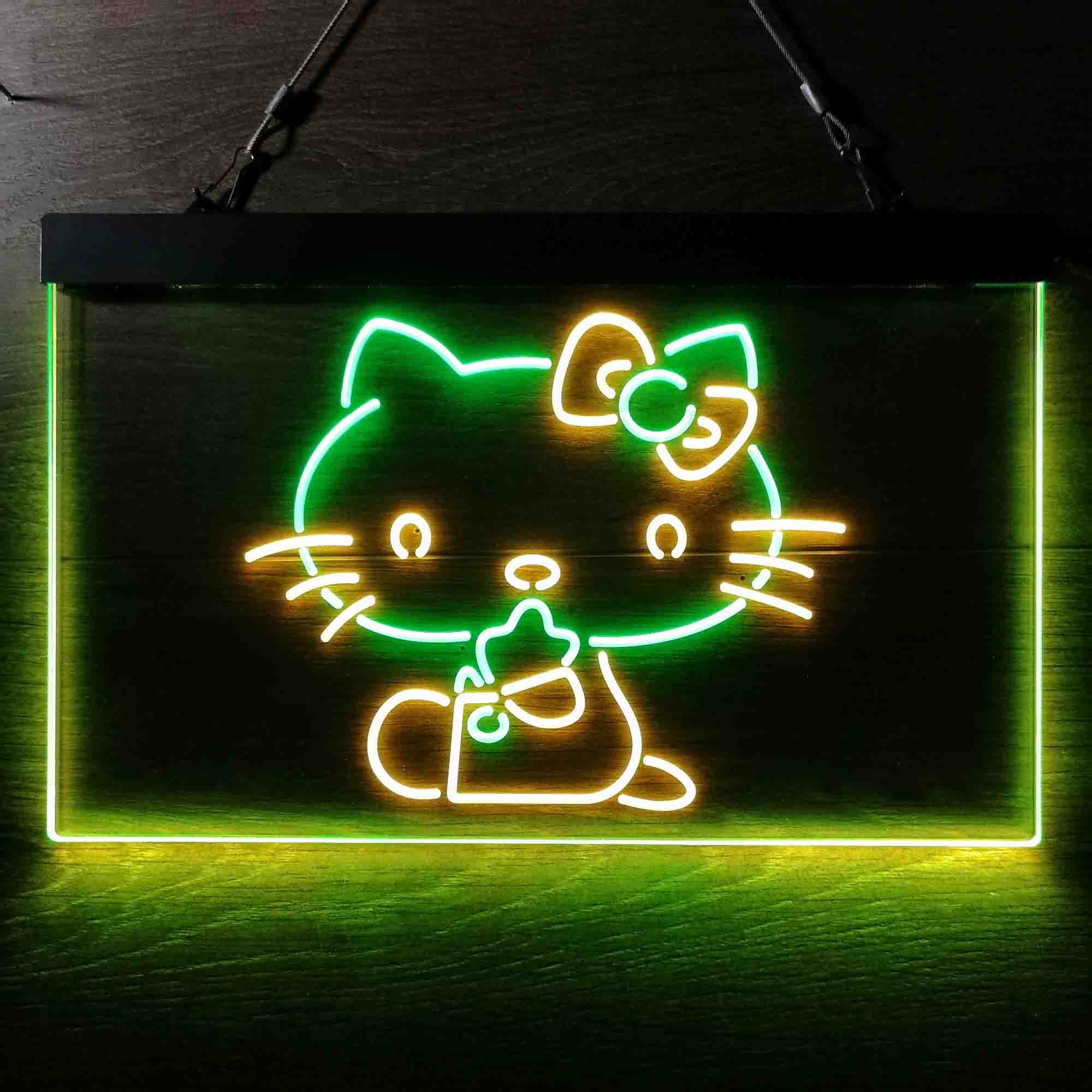 Hello Kitty Dual Color LED Neon Sign ProLedSign