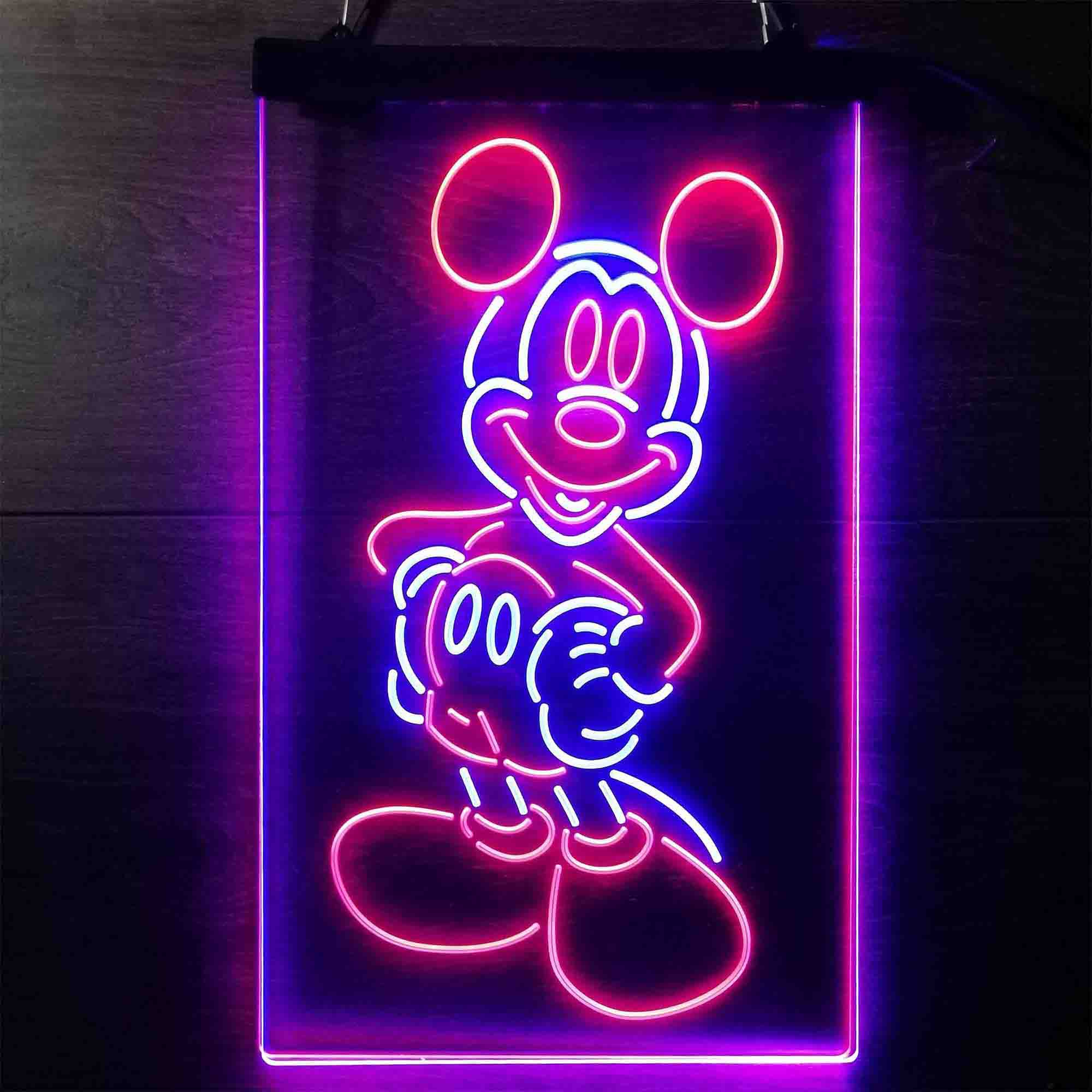 Mickey Mouse Neon-Like LED Sign