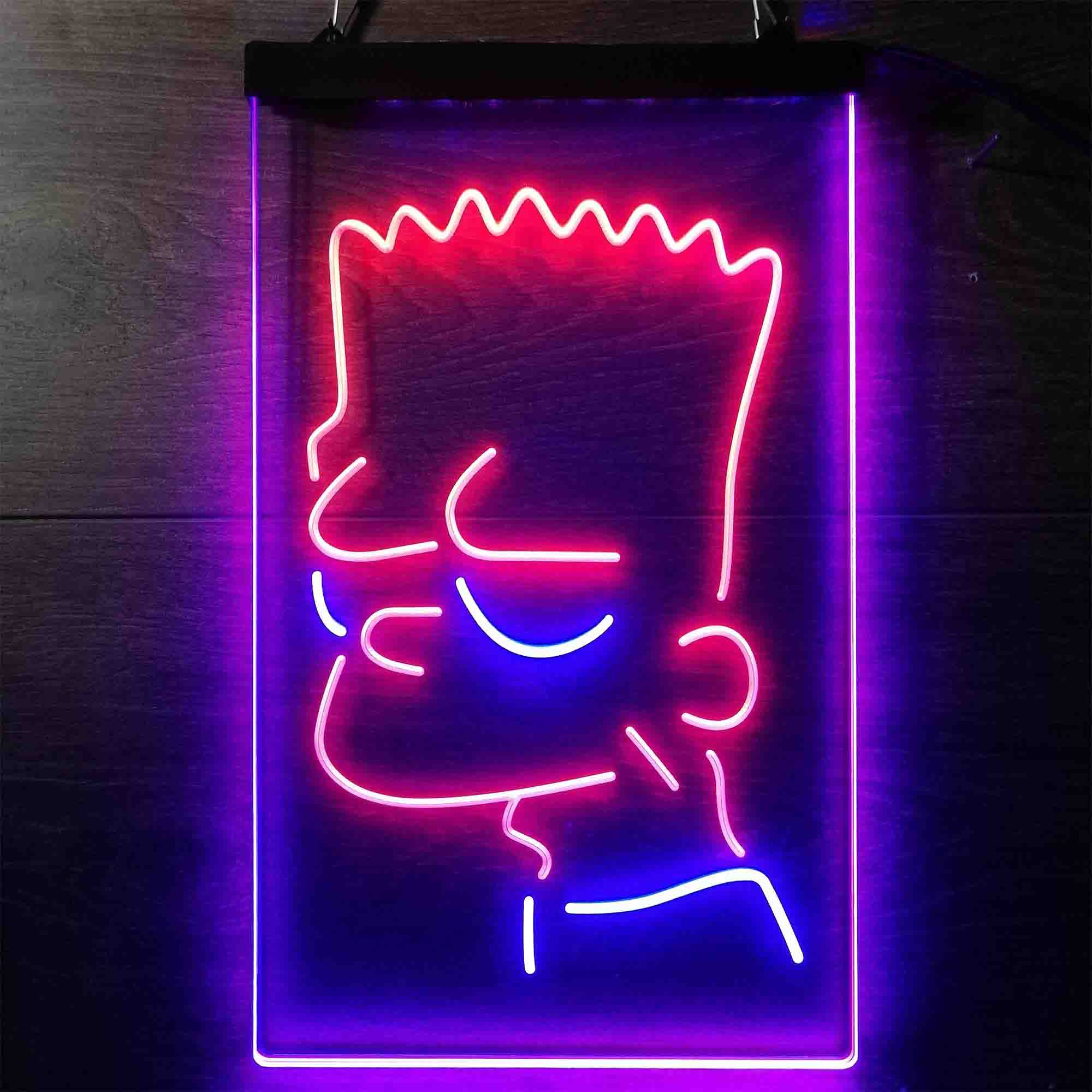 The Simpsons Bart Neon-Like LED Sign - ProLedSign