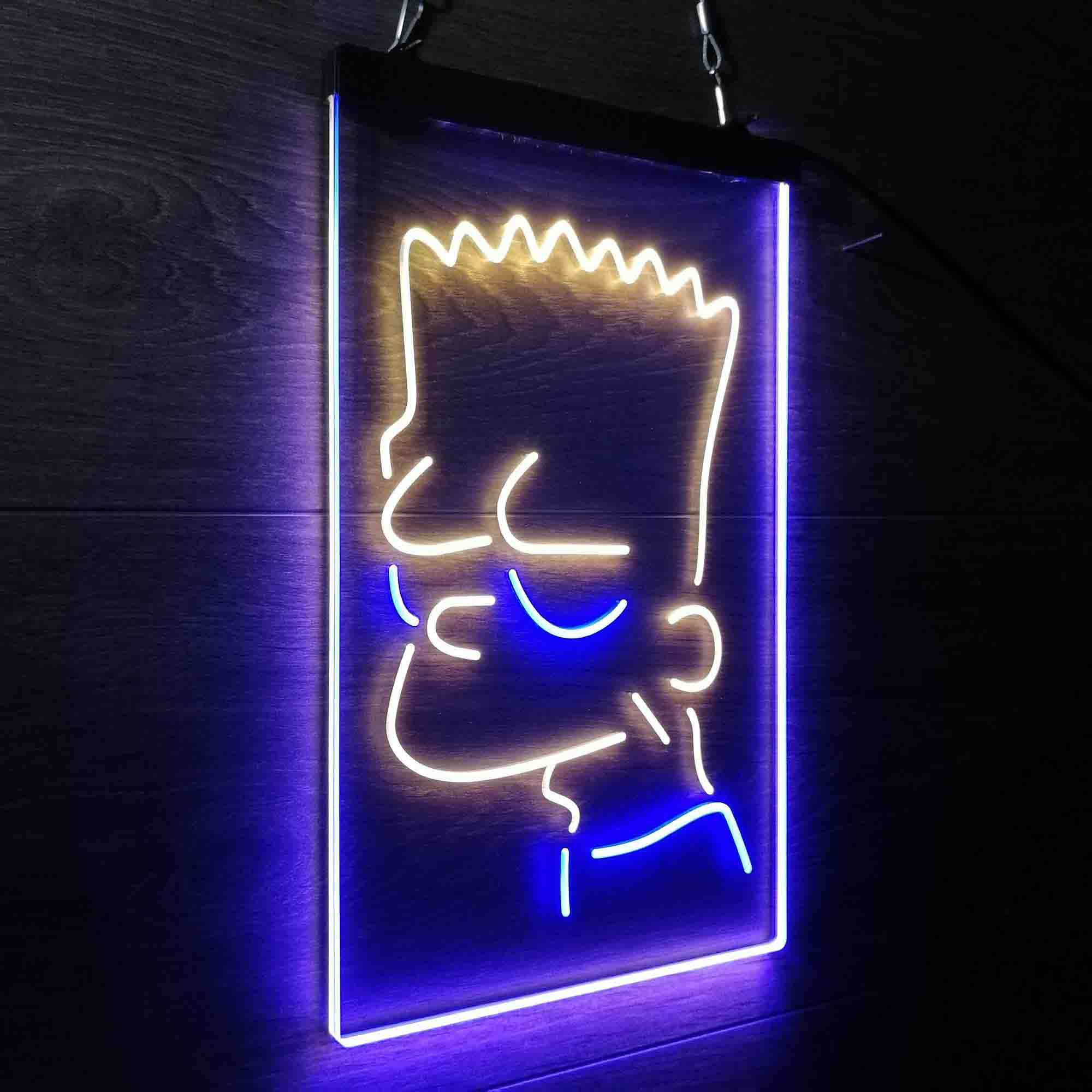 The Simpsons Bart Neon-Like LED Sign - ProLedSign