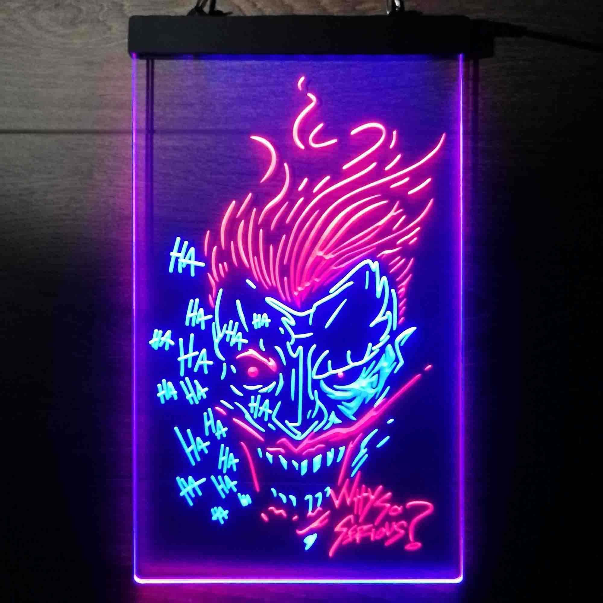 Joker Dc Comics Superhero Game Room Neon Light LED Sign
