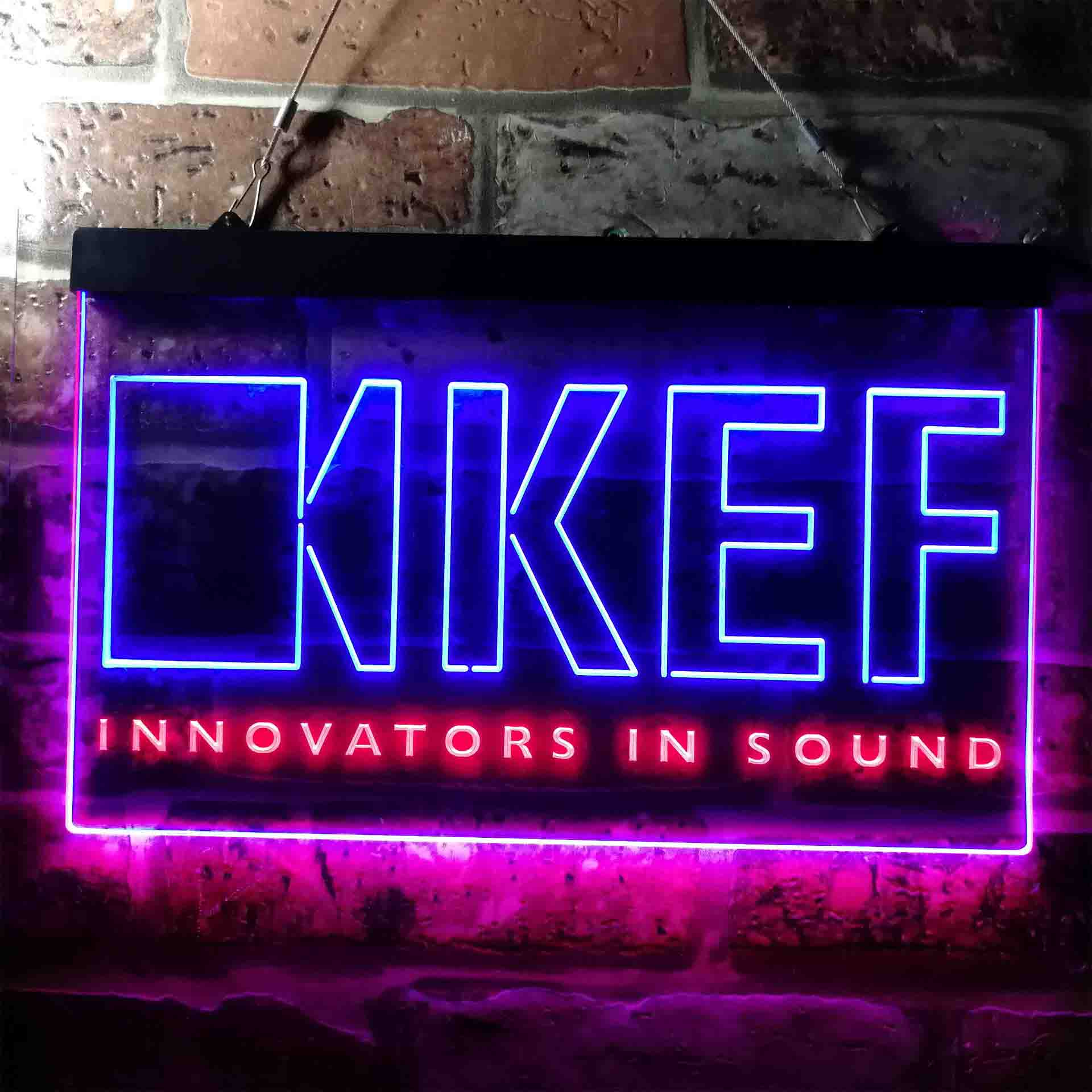 KEF Audio Home Theater Cinema Neon LED Sign