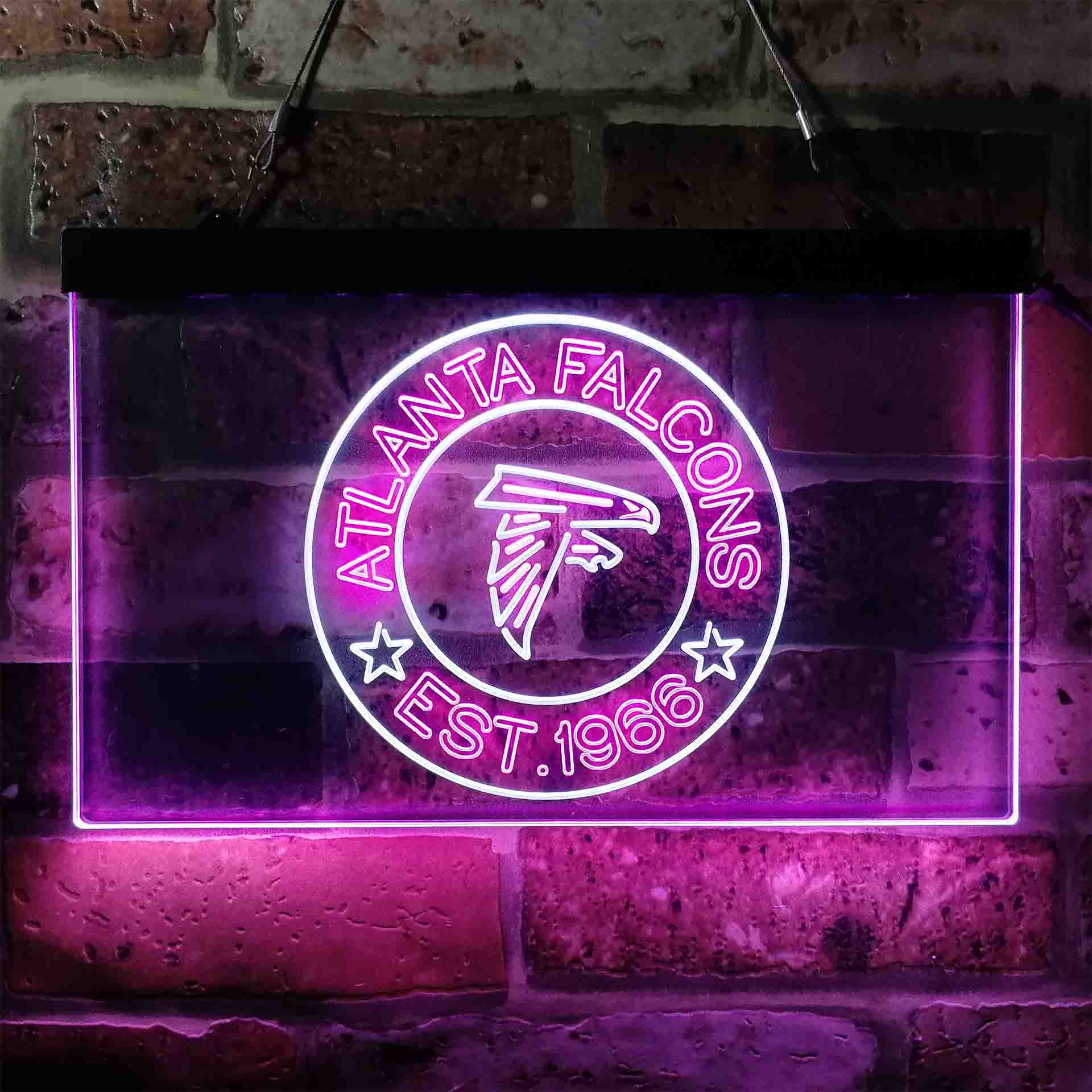 Personalized Atlanta Falcons Neon-Like LED Sign - ProLedSign