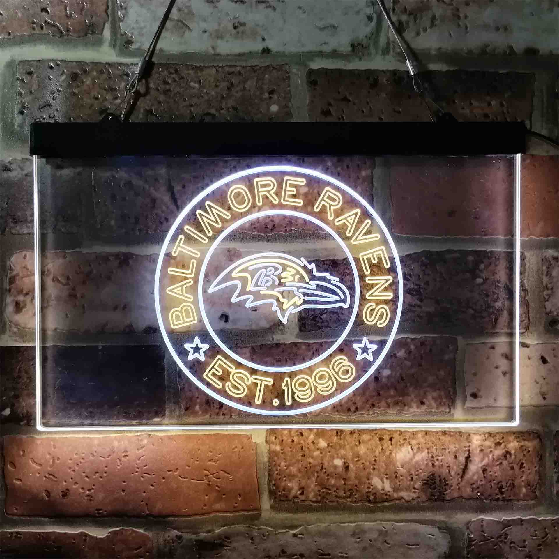 Personalized Baltimore Ravens Neon-Like LED Sign - ProLedSign
