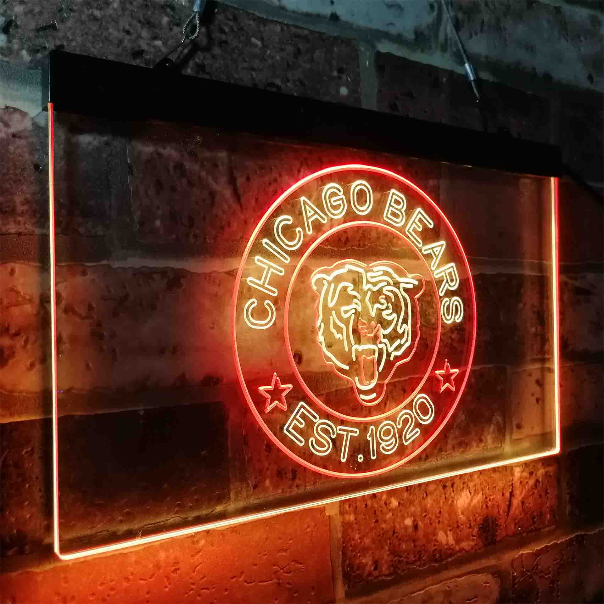 Personalized Chicago Bears Neon-Like LED Sign - ProLedSign