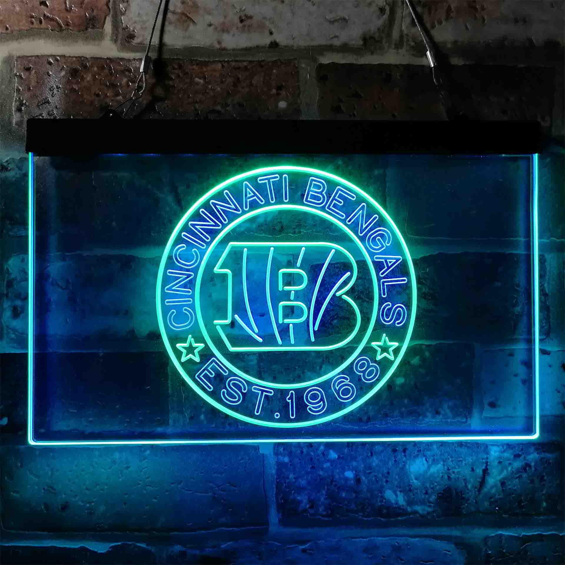 Personalized Cincinnati Bengals Neon-Like LED Sign - ProLedSign