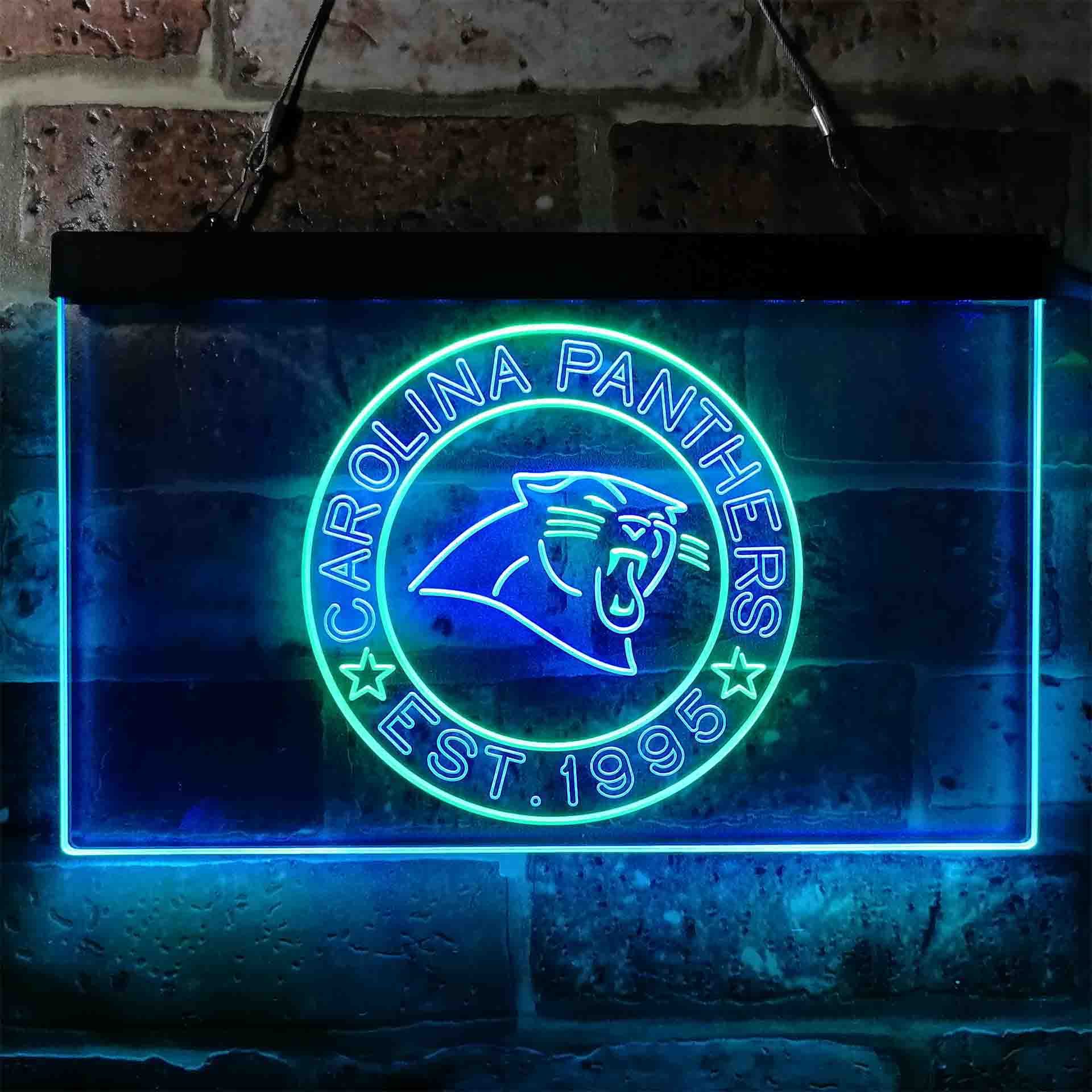 Personalized Carolina Panthers Neon-Like LED Sign - ProLedSign