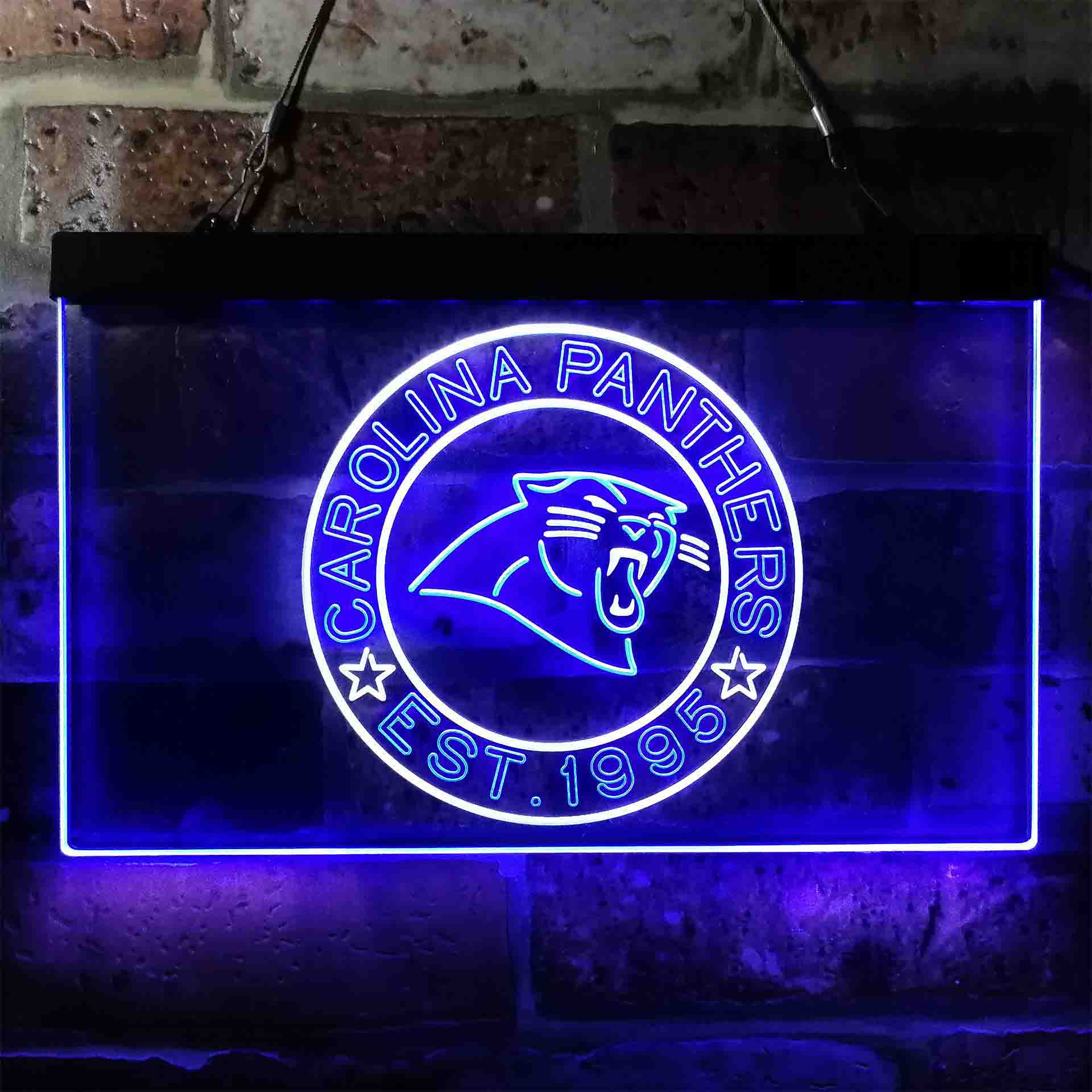 Personalized Carolina Panthers Neon-Like LED Sign - ProLedSign