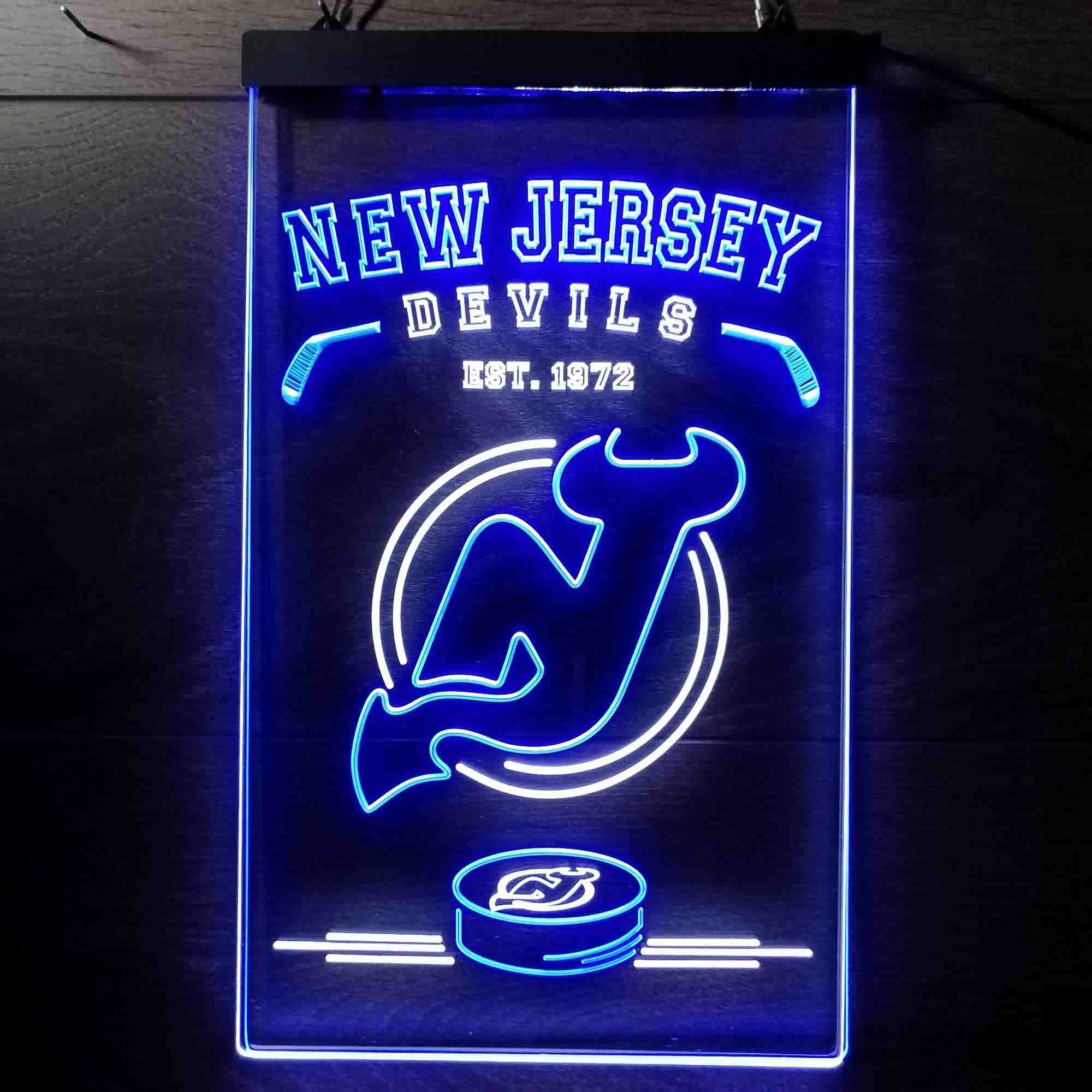 New Jersey Devils Neon Sign only $319.00 - Neon NHL Signs