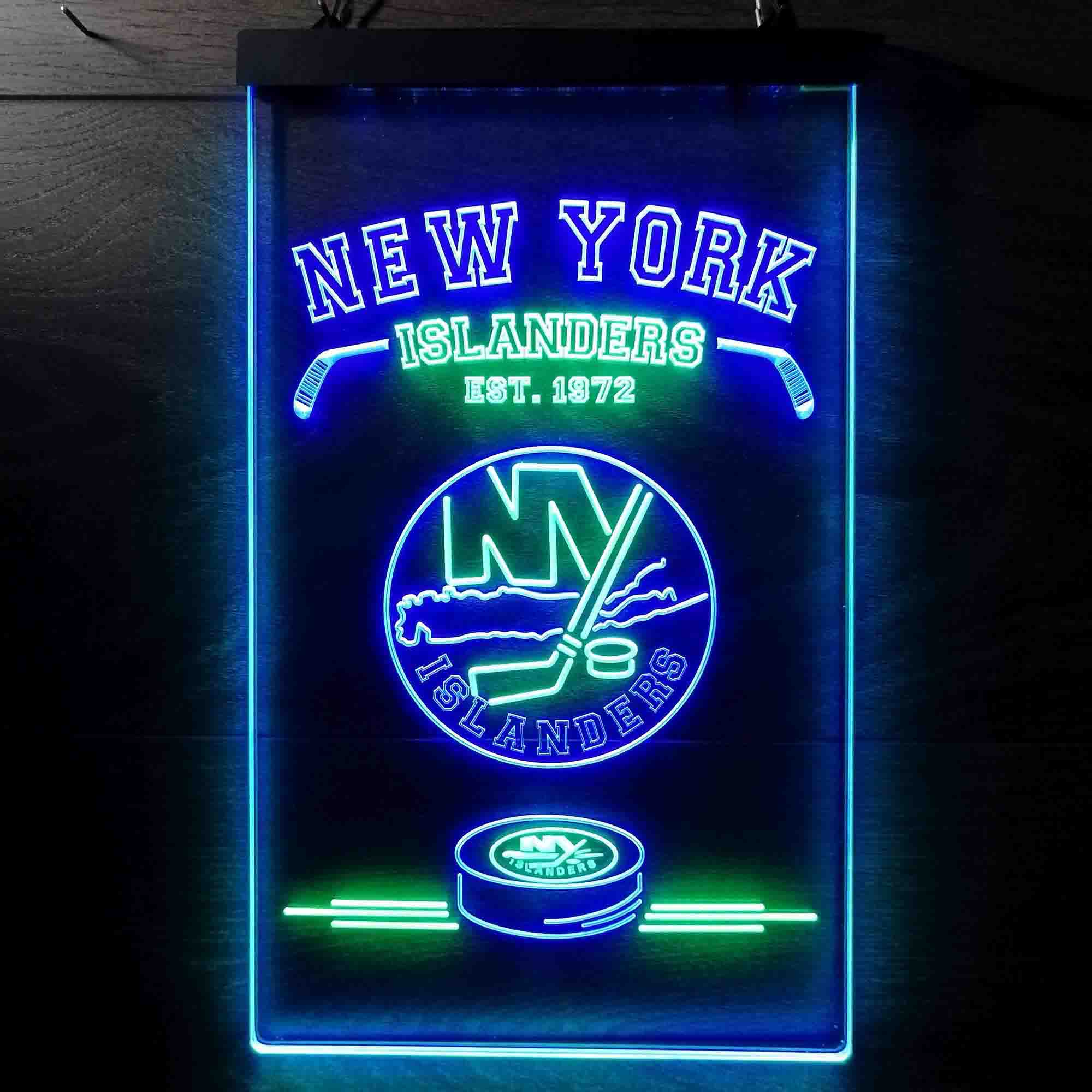Custom New York Islanders Est. 1972 NHL Neon-Like LED Sign - Father's Day Gift - ProLedSign