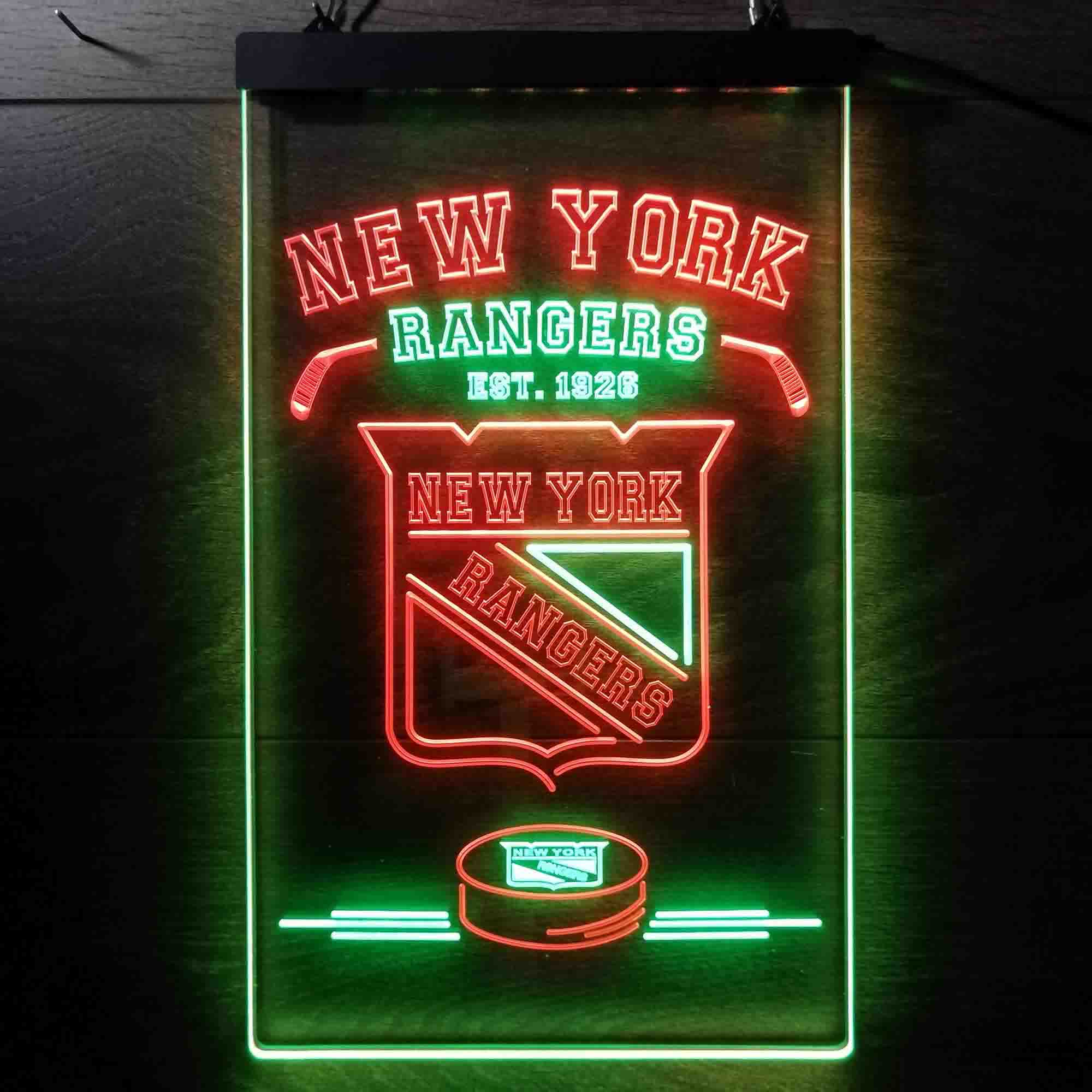 Custom New York Rangers Est. 1926 NHL Neon-Like LED Sign - Father's Day Gift - ProLedSign