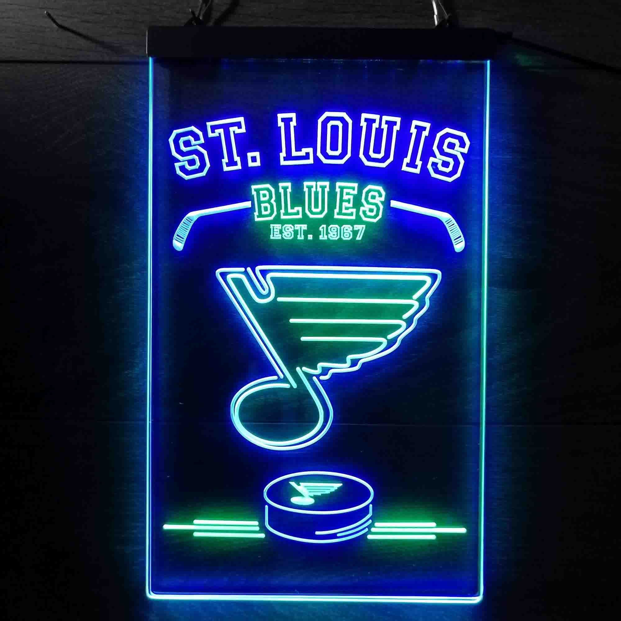 St. Louis Blues Handmade Neon Flex LED Sign