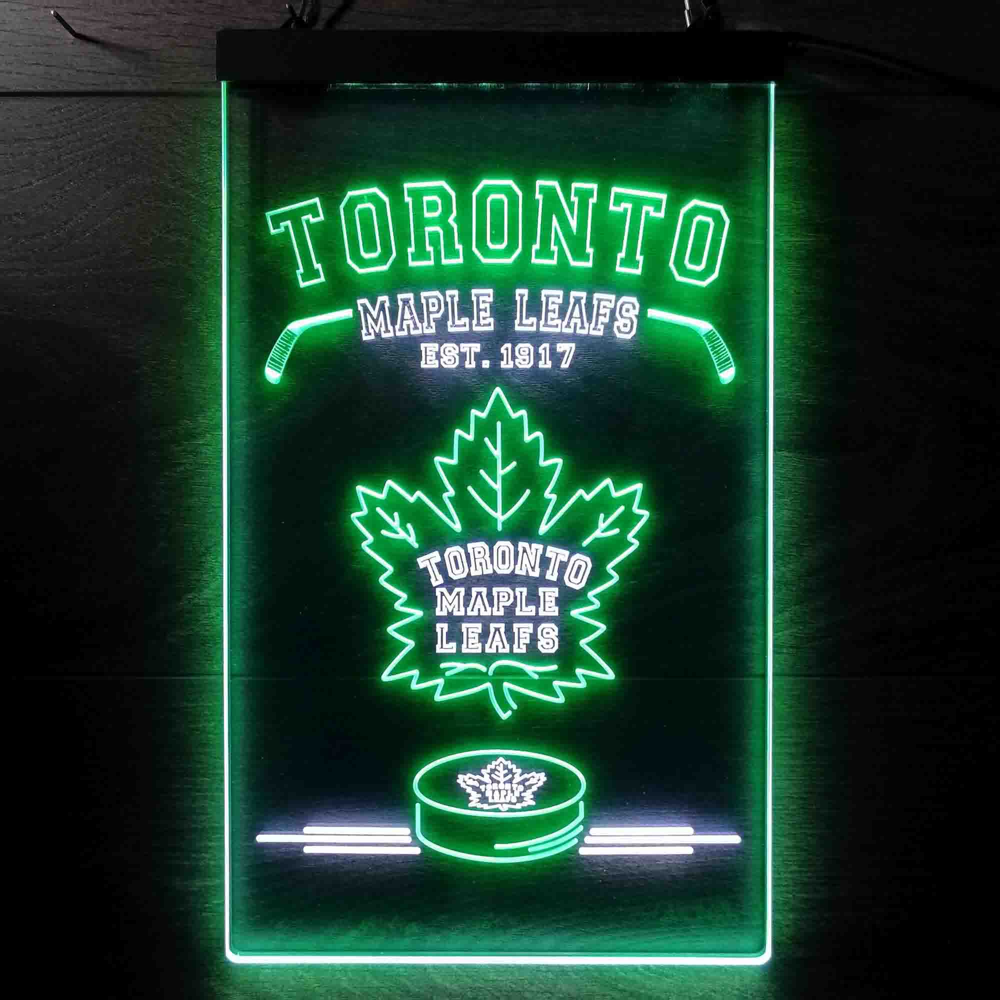 Custom Toronto Maple Leaf Est. 1917 NHL Neon-Like LED Sign - Father's Day Gift - ProLedSign