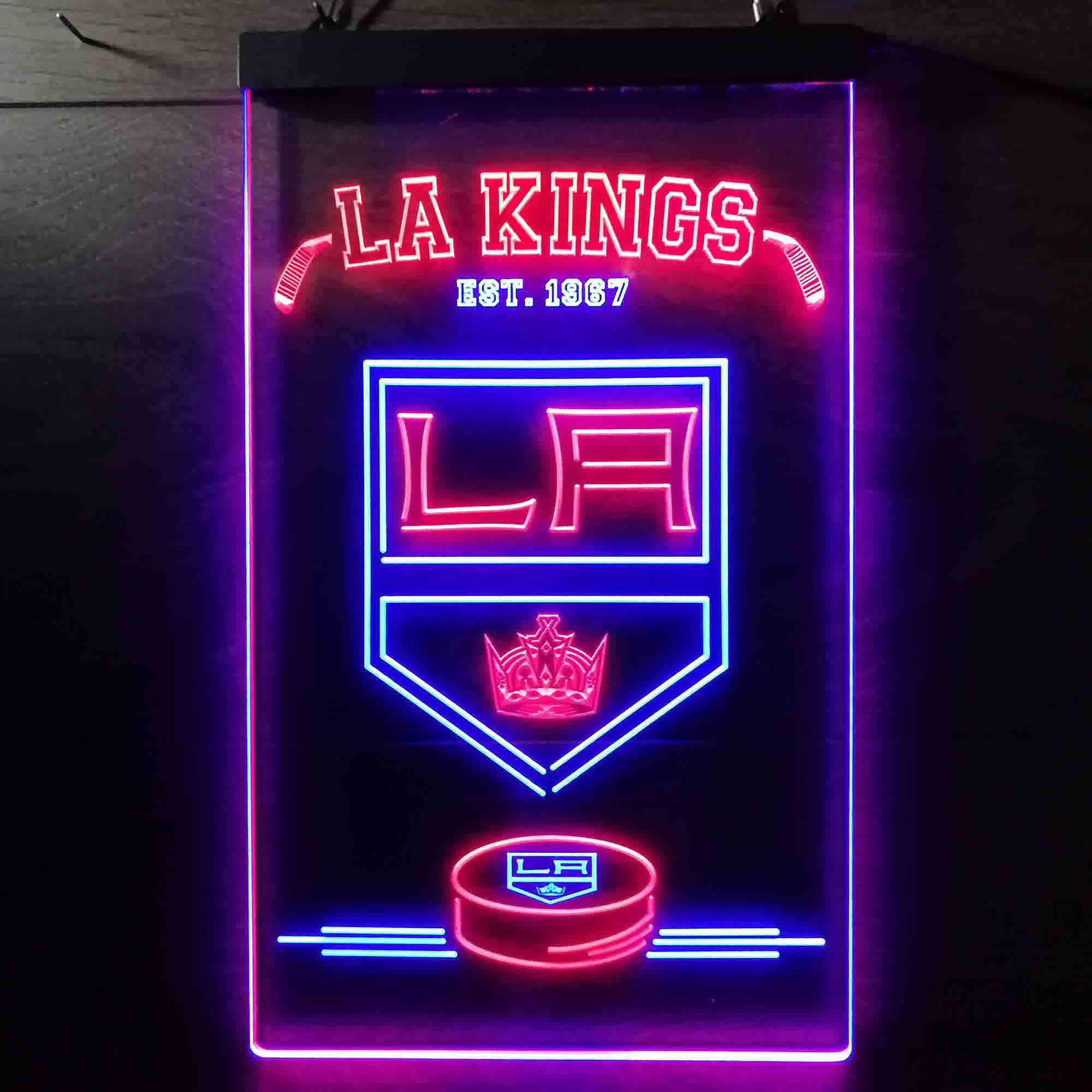 Custom Los Angeles Kings Est. 1967 NHL Neon-Like LED Sign