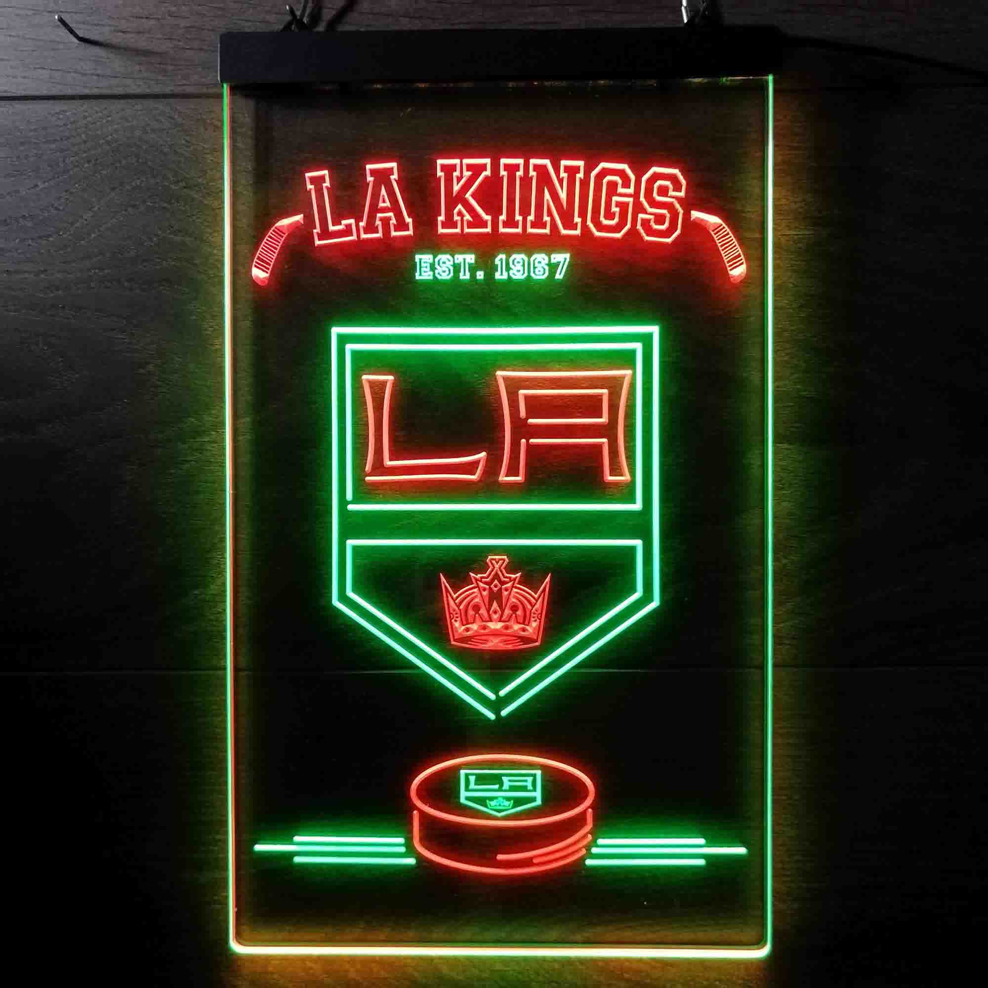 Custom Los Angeles Kings Est. 1967 NHL Neon-Like LED Sign - Father's Day Gift - ProLedSign