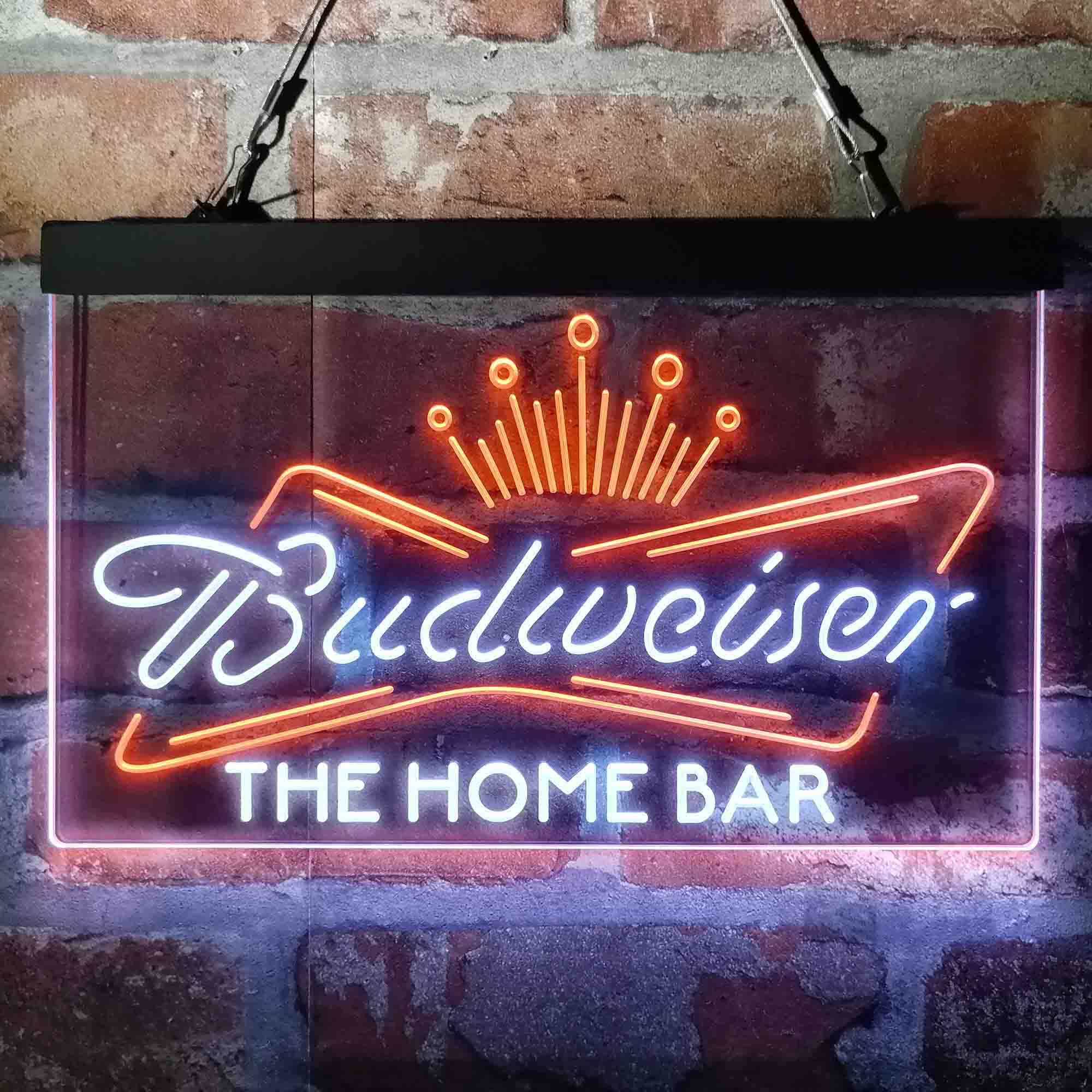 Budweiser King Home Bar Custom Personalized Neon-Like LED Sign