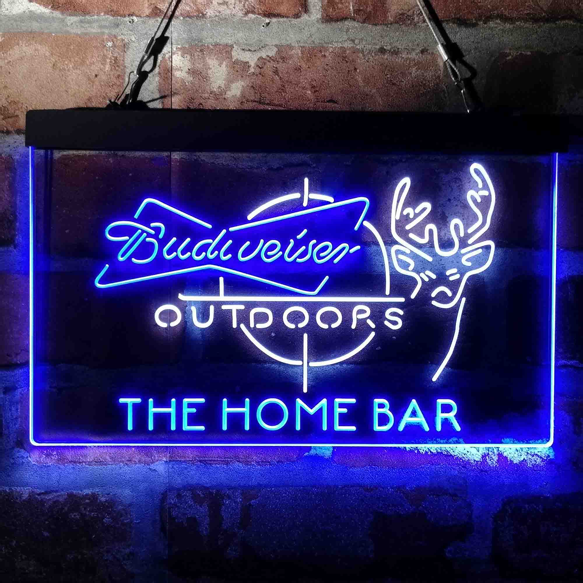 Personalized Budweiser Beer Bar Neon-Like LED Sign - Custom Wall Decor Gift