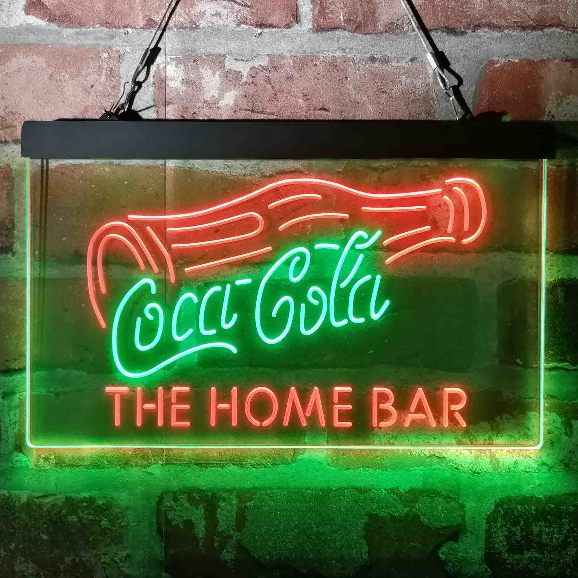 Personalized Coca Cola Bar Neo LED Sign