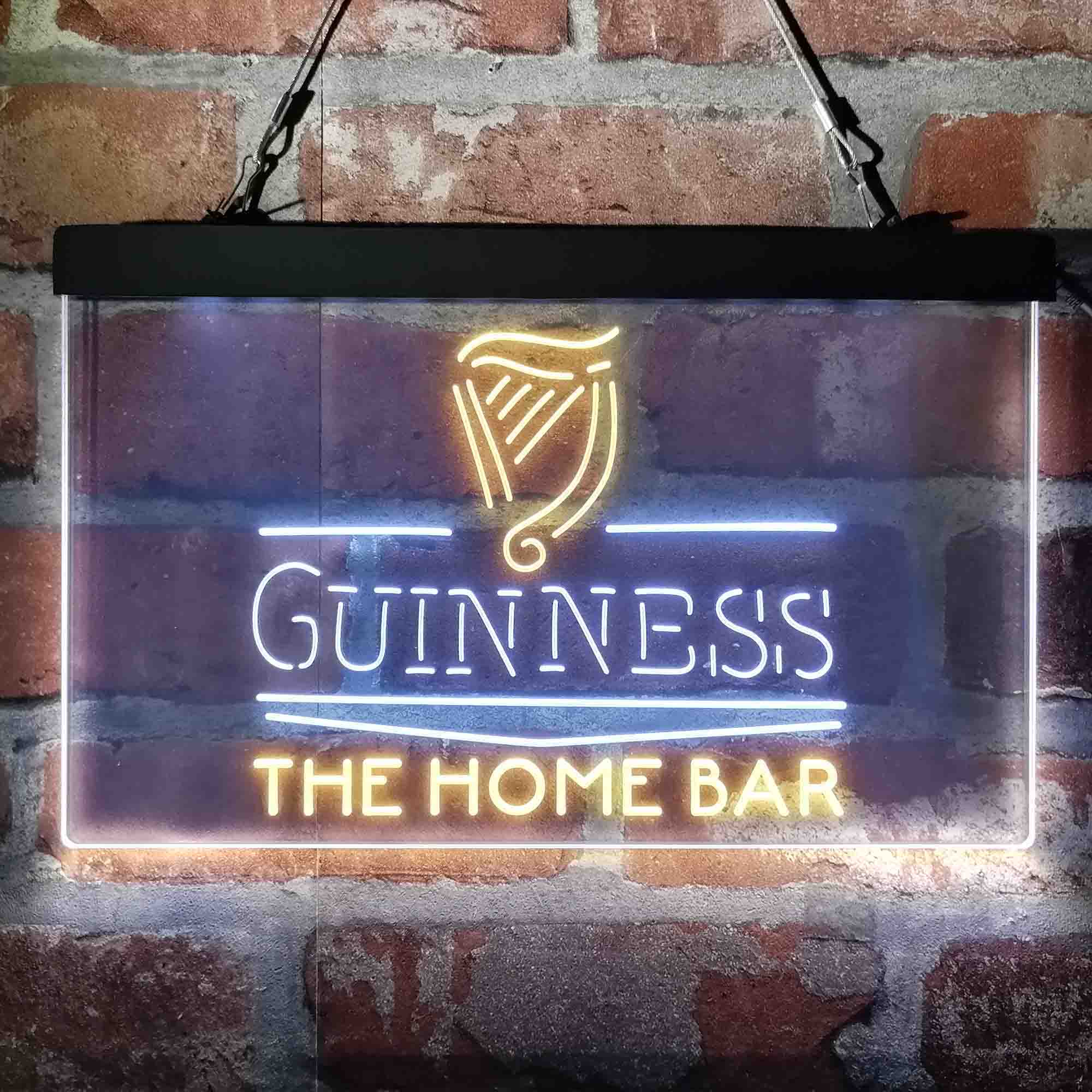 Guinness Classic Home Bar Custom Personalized Neon-Like LED Sign
