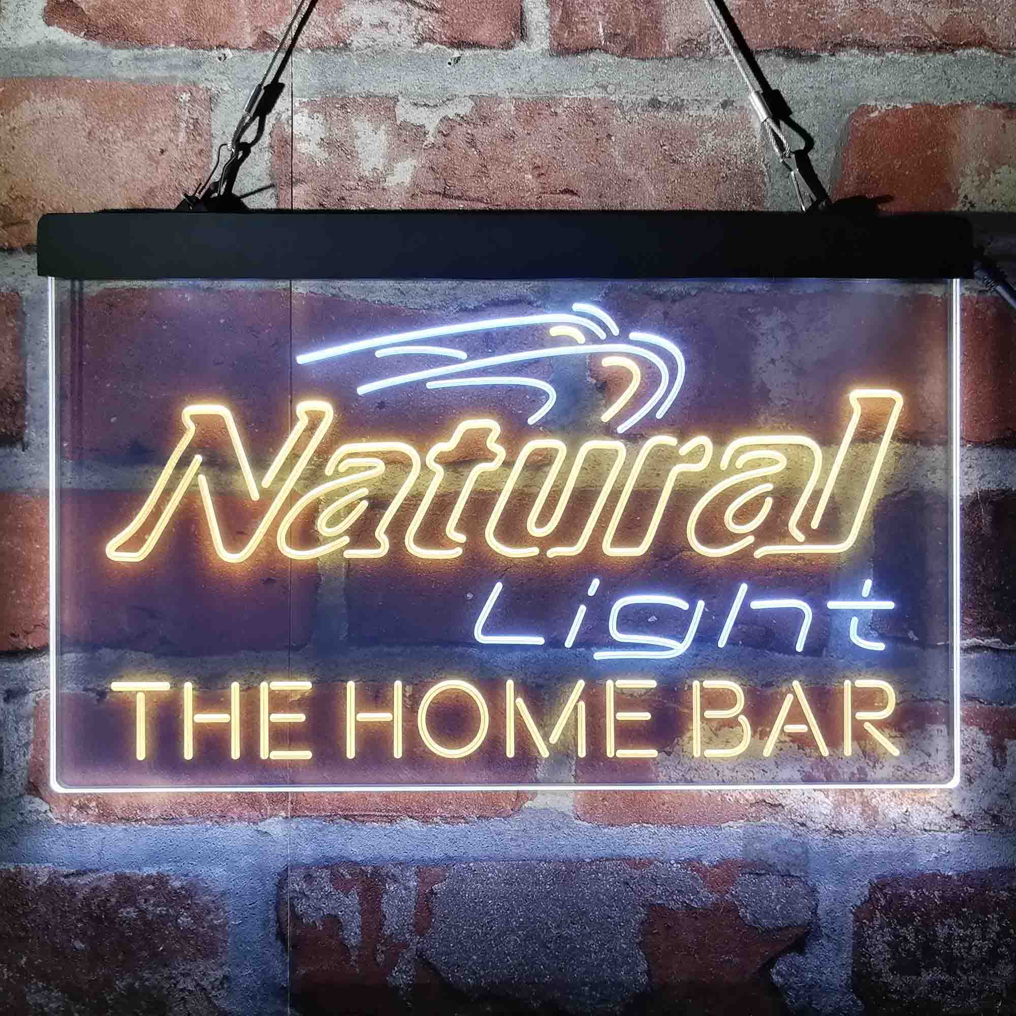 Natural Light Home Bar Gift Custom Personalized Neon-Like LED Sign
