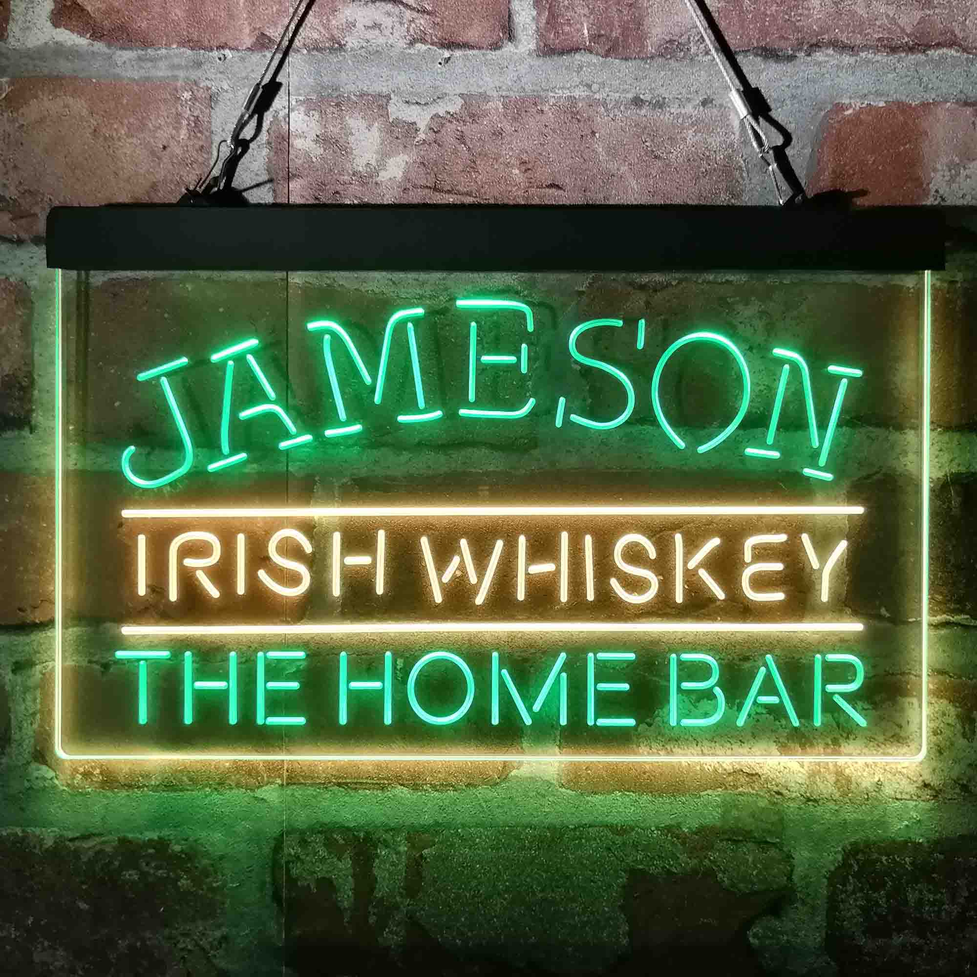 Personalized Jameson Irish Neon LED Sign - Custom Wall Decor Gift