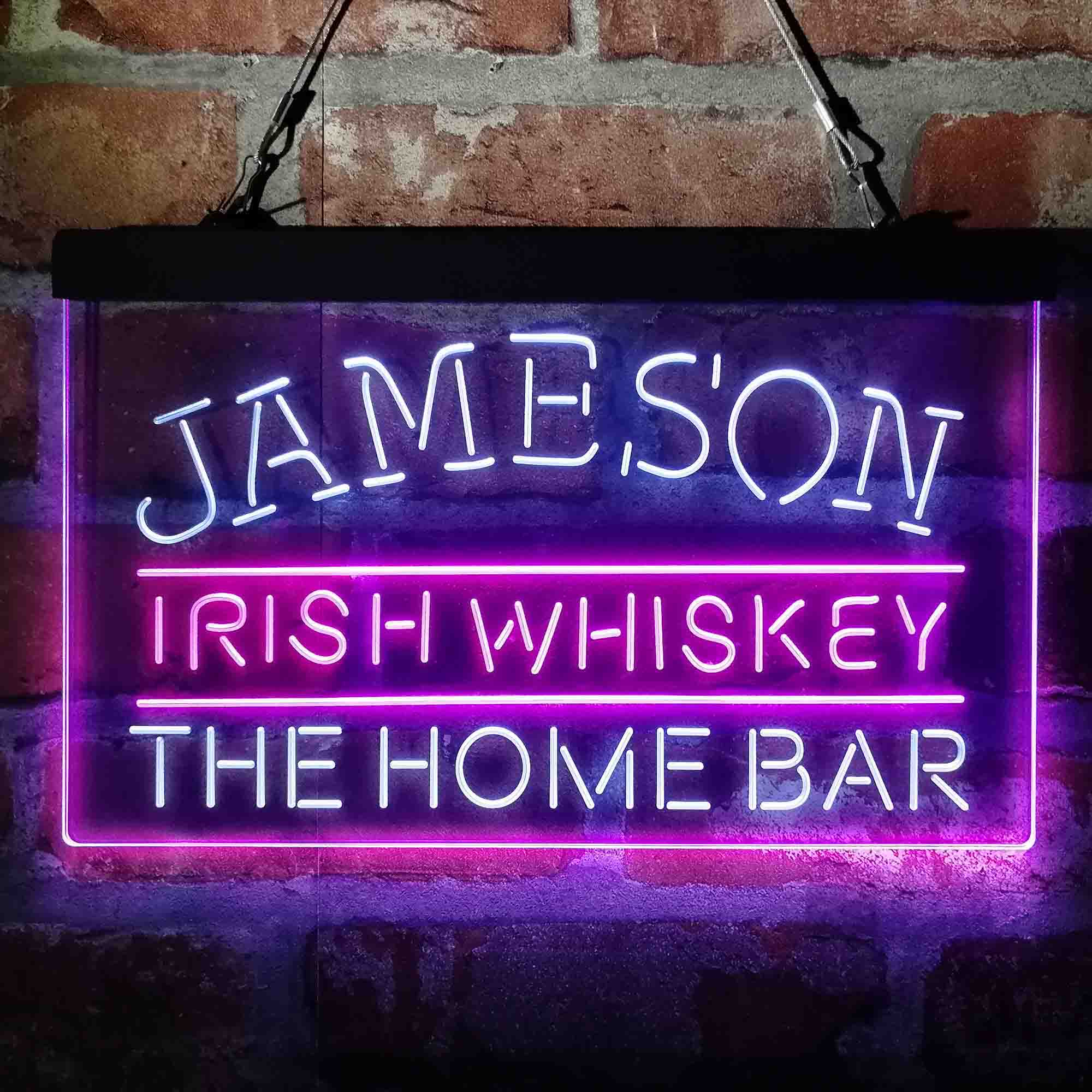 Personalized Jameson Irish Neon LED Sign - Custom Wall Decor Gift