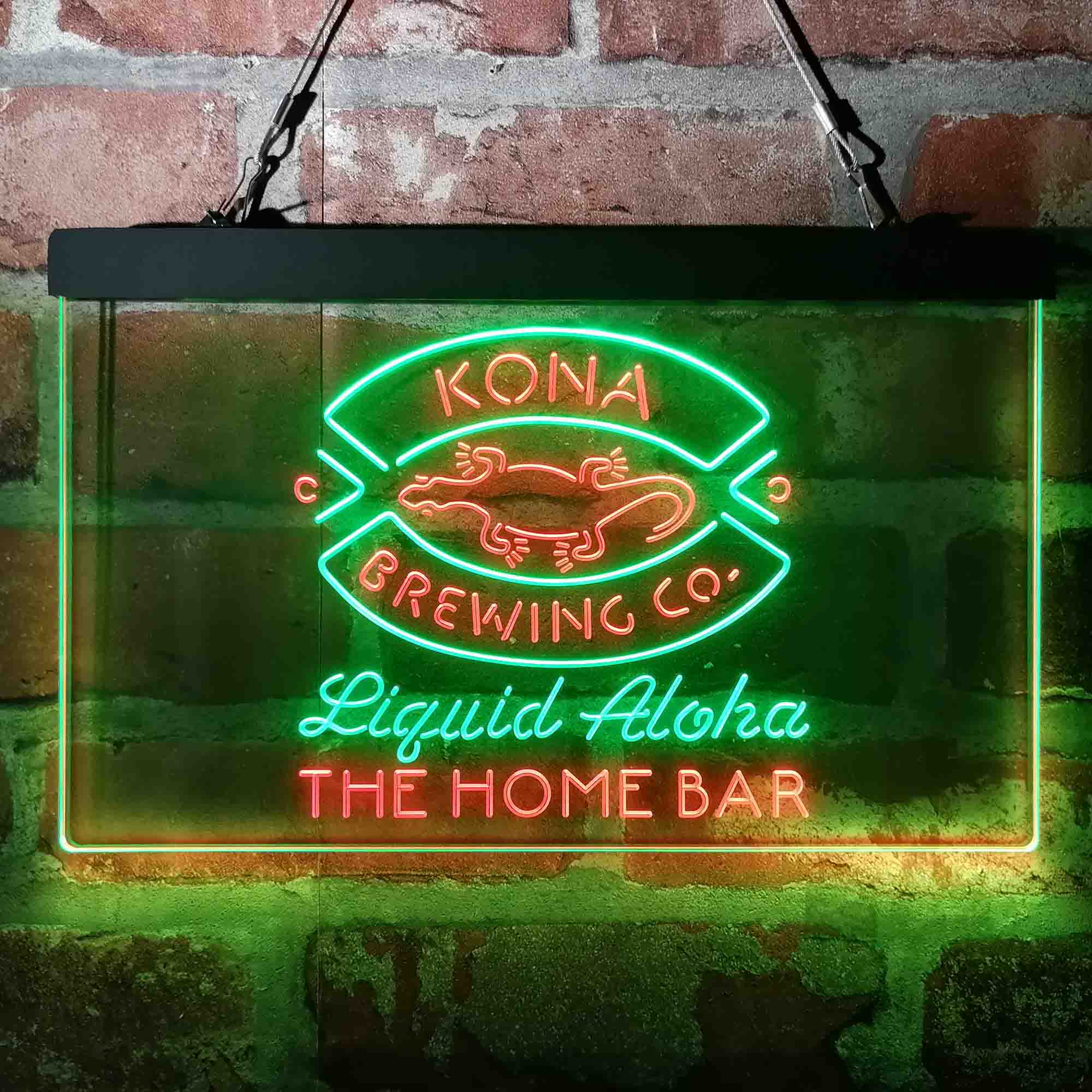 Personalized Kona Brewing Company Neon-Like LED Sign - Custom Wall Decor Gift