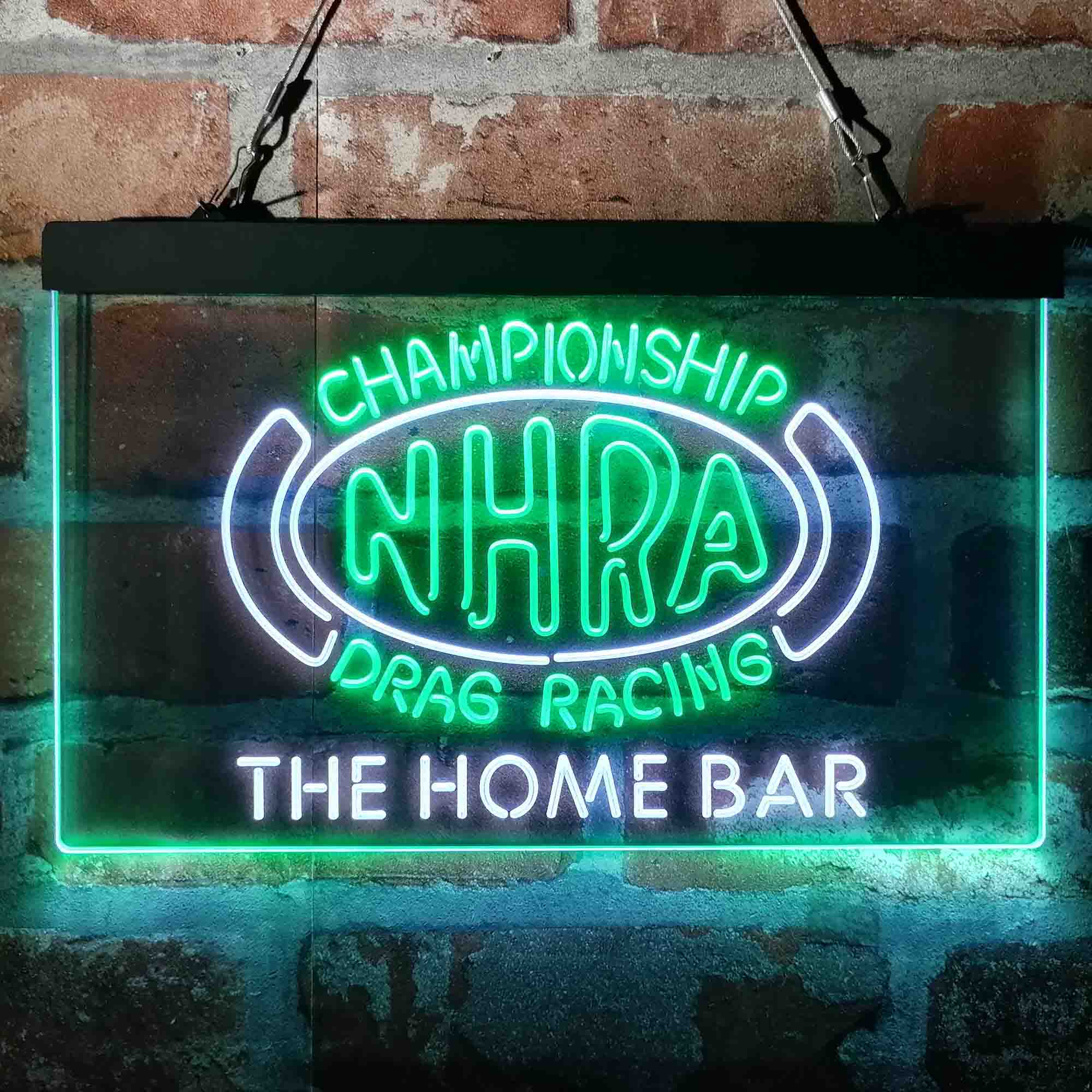 Personalized NHRA Drags Racing Neon-Like LED Sign - Custom Wall Decor Gift
