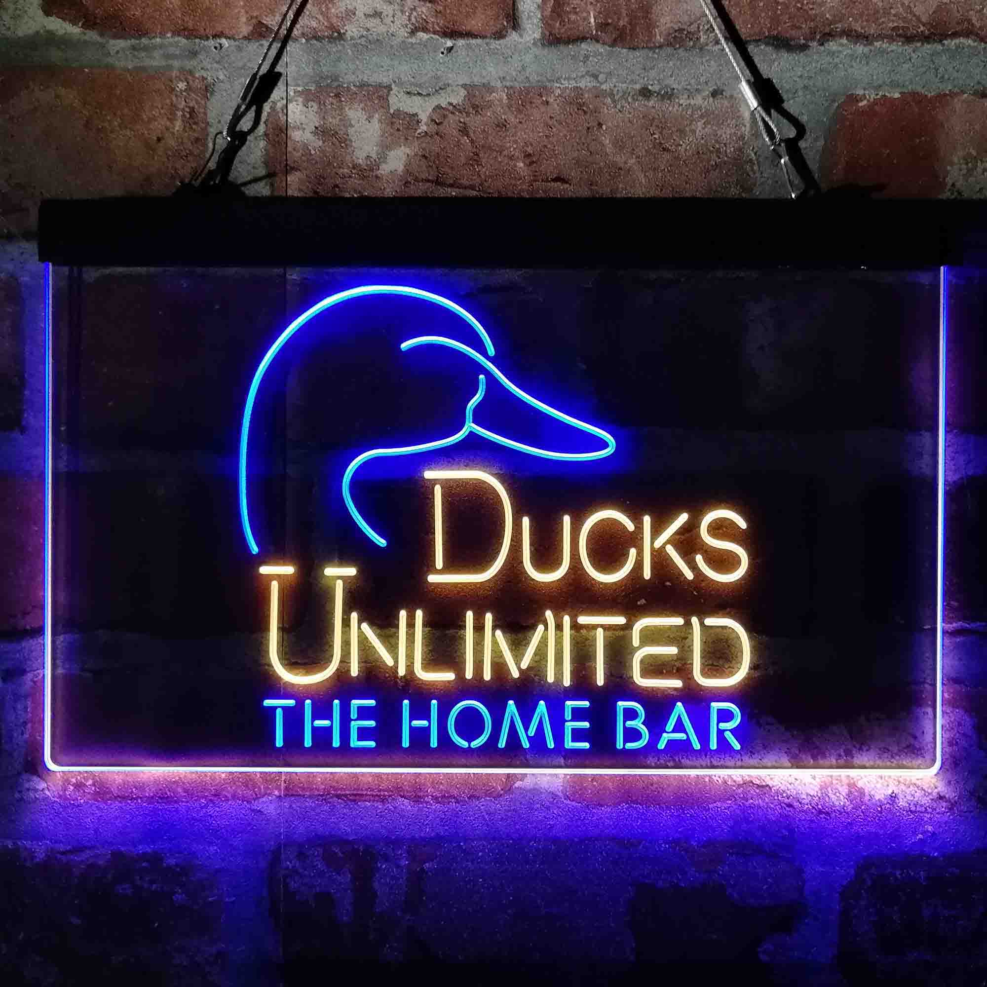 Ducks Unlimited Custom Personalized Neon-Like LED Sign